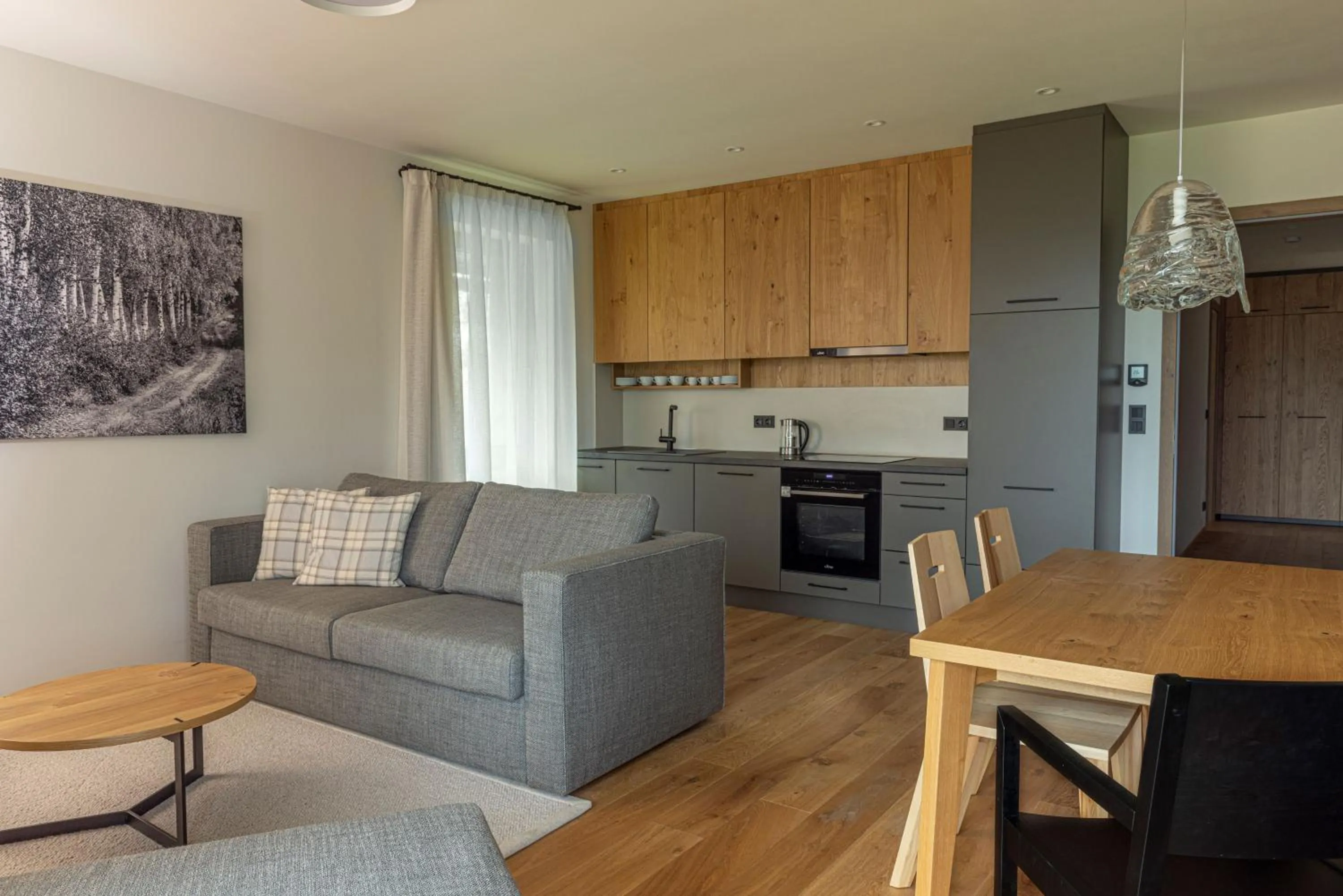 Kitchen or kitchenette in Aldrov Resort