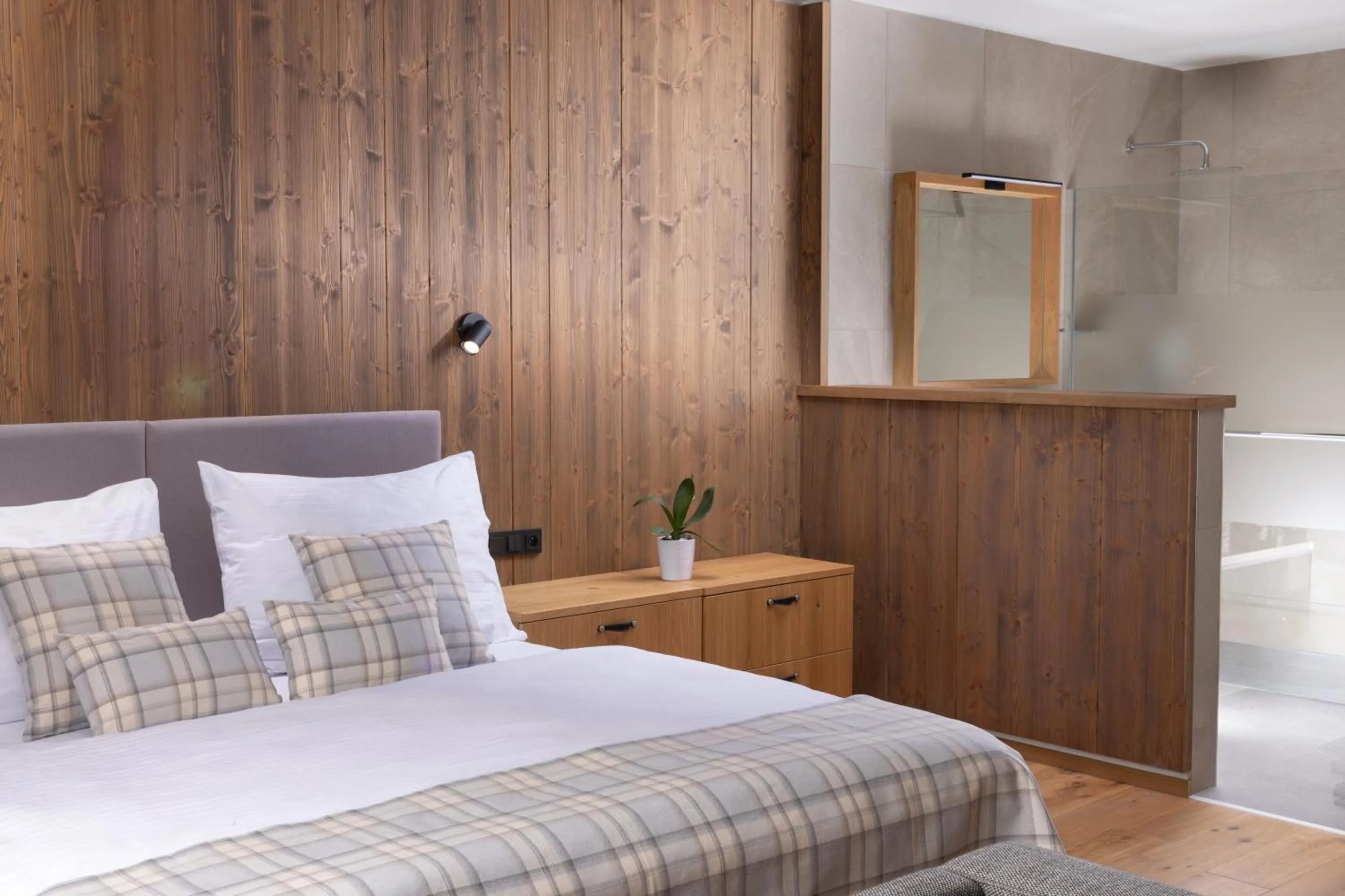 Bed in Aldrov Resort