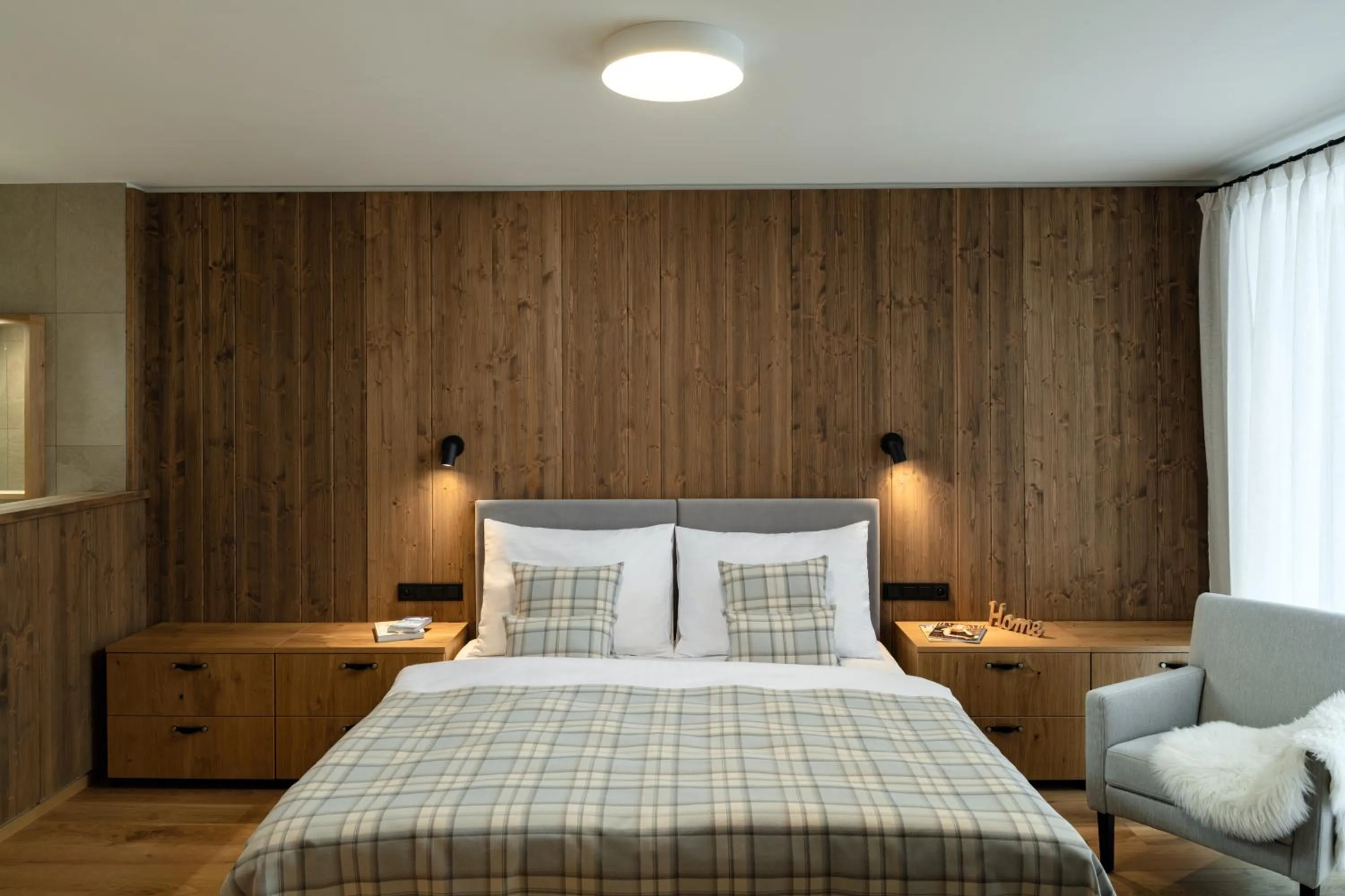 Bed in Aldrov Resort