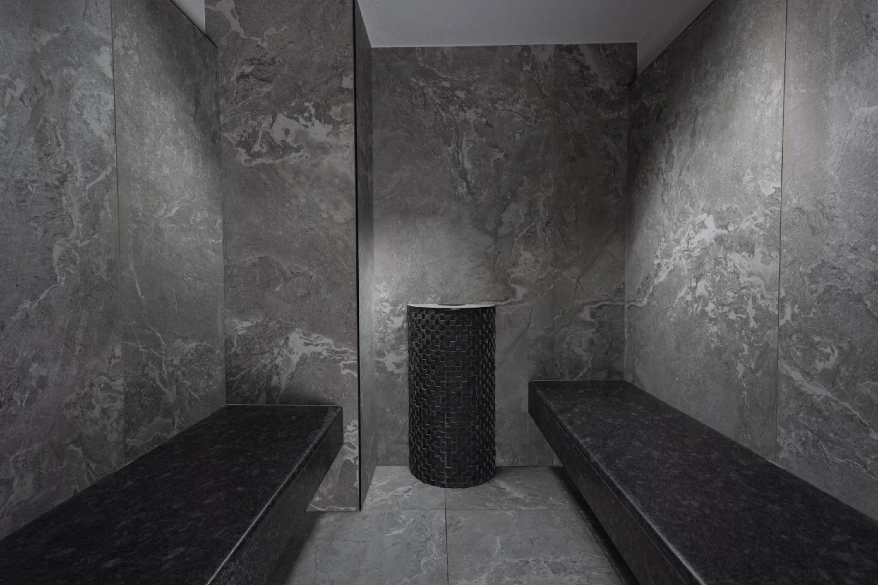 Steam room in Aldrov Resort