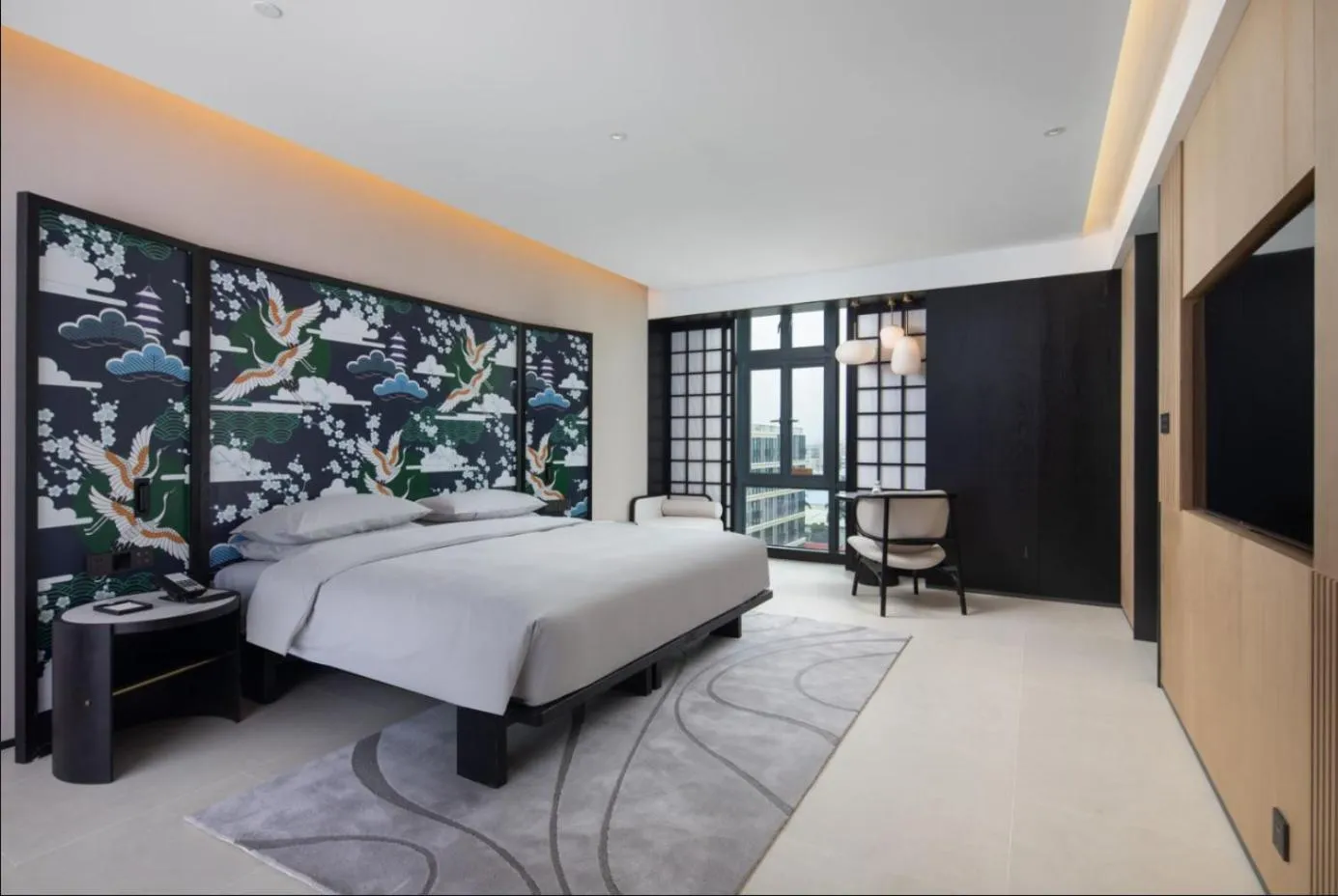 Bed in GINCO Hotel Guangzhou Baiyun Airport-24 Hour Airport Pick-up and Drop-off Service