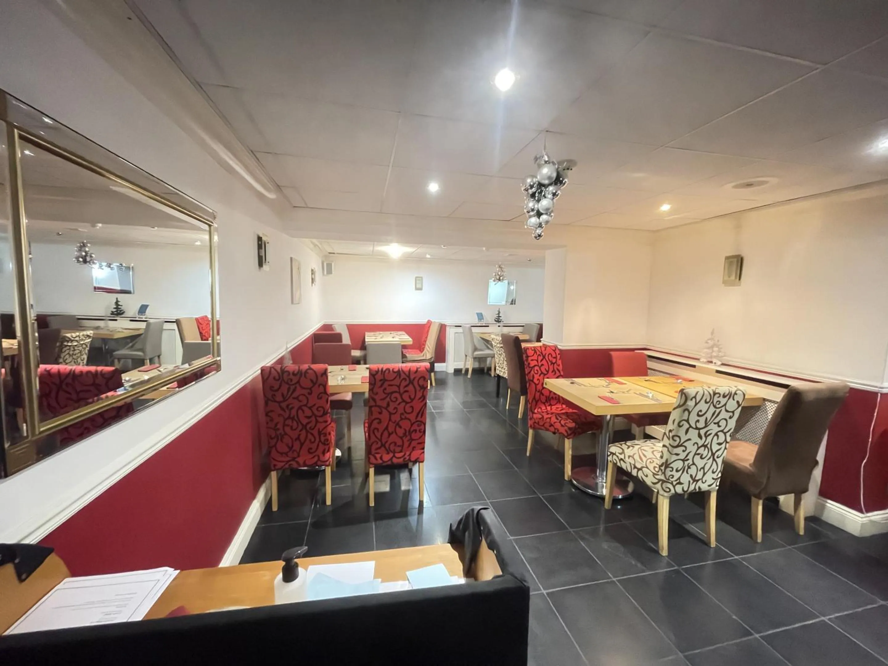 Dining area in The Dolphin Hotel