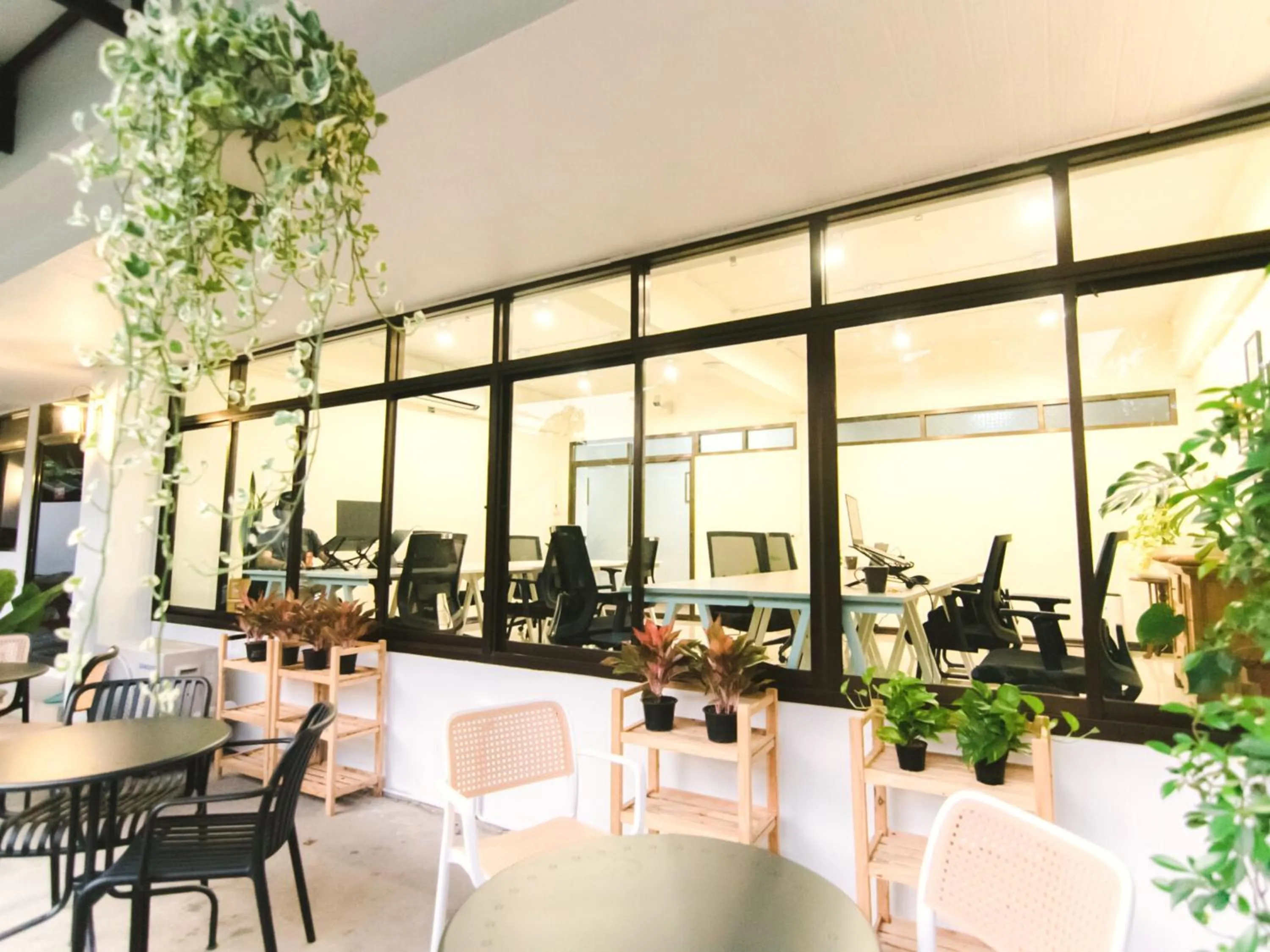 Seating area in The Social Club Coliving and Coworking space
