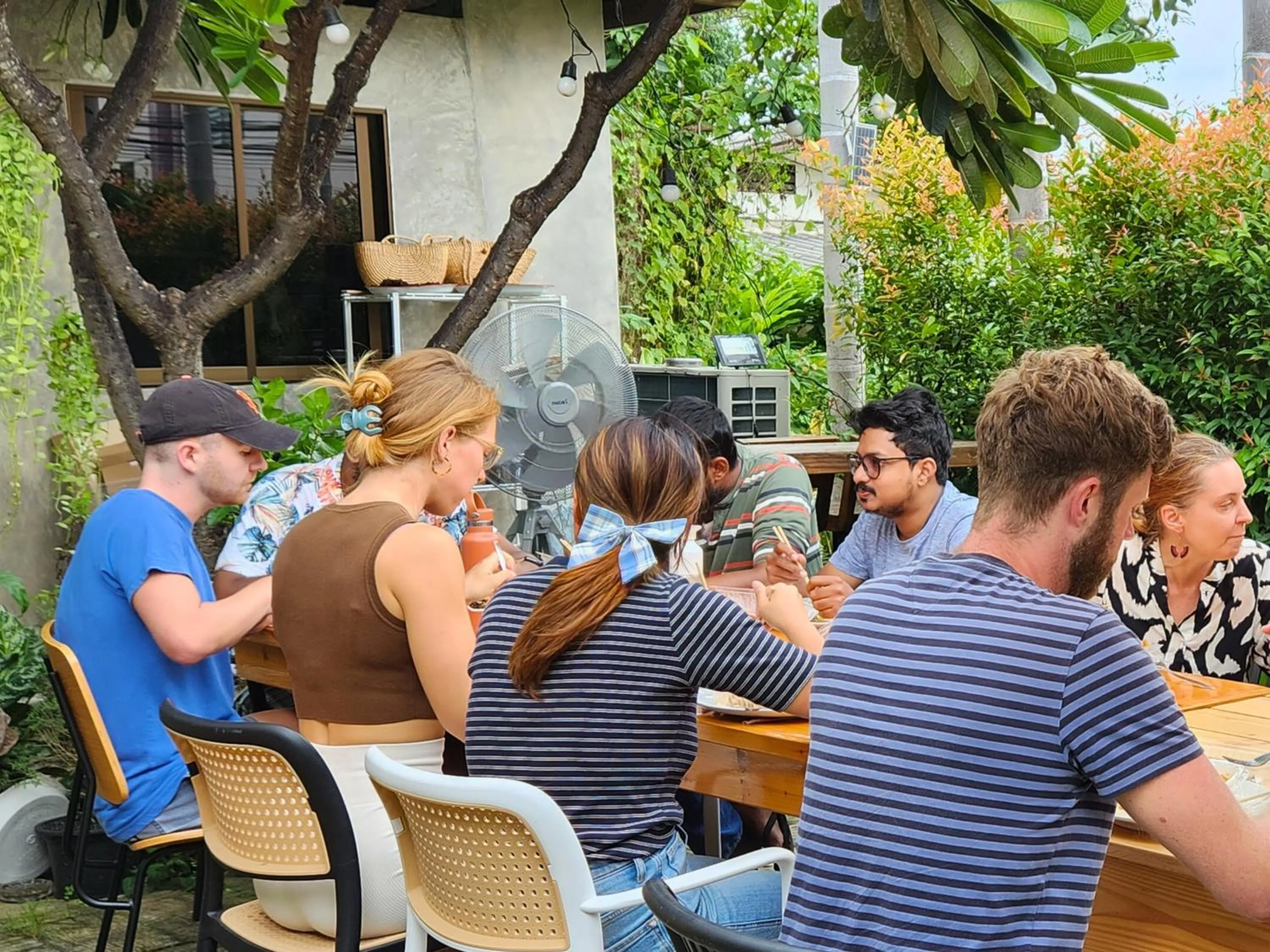 Patio in The Social Club Coliving and Coworking space