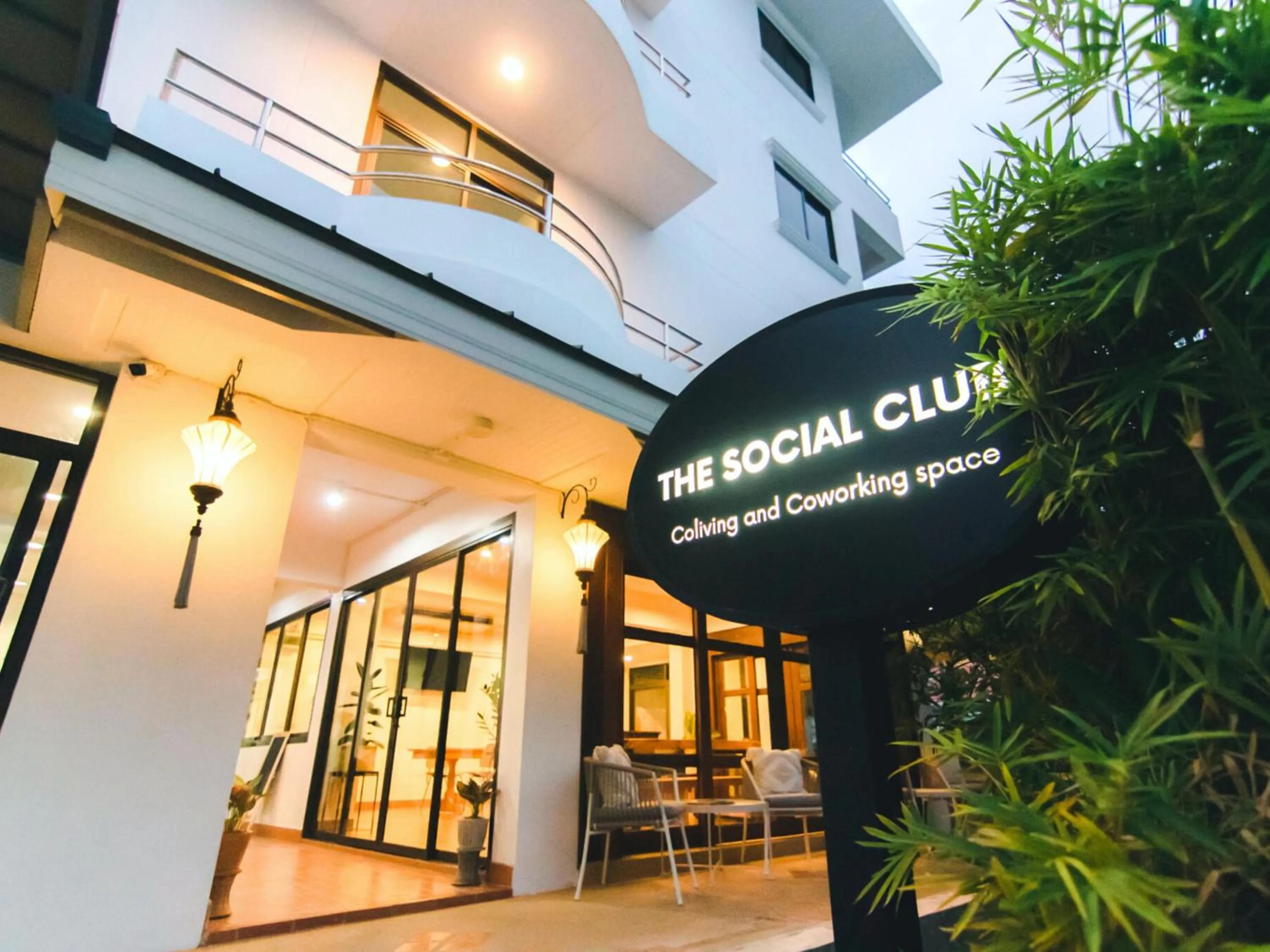 Property building in The Social Club Coliving and Coworking space