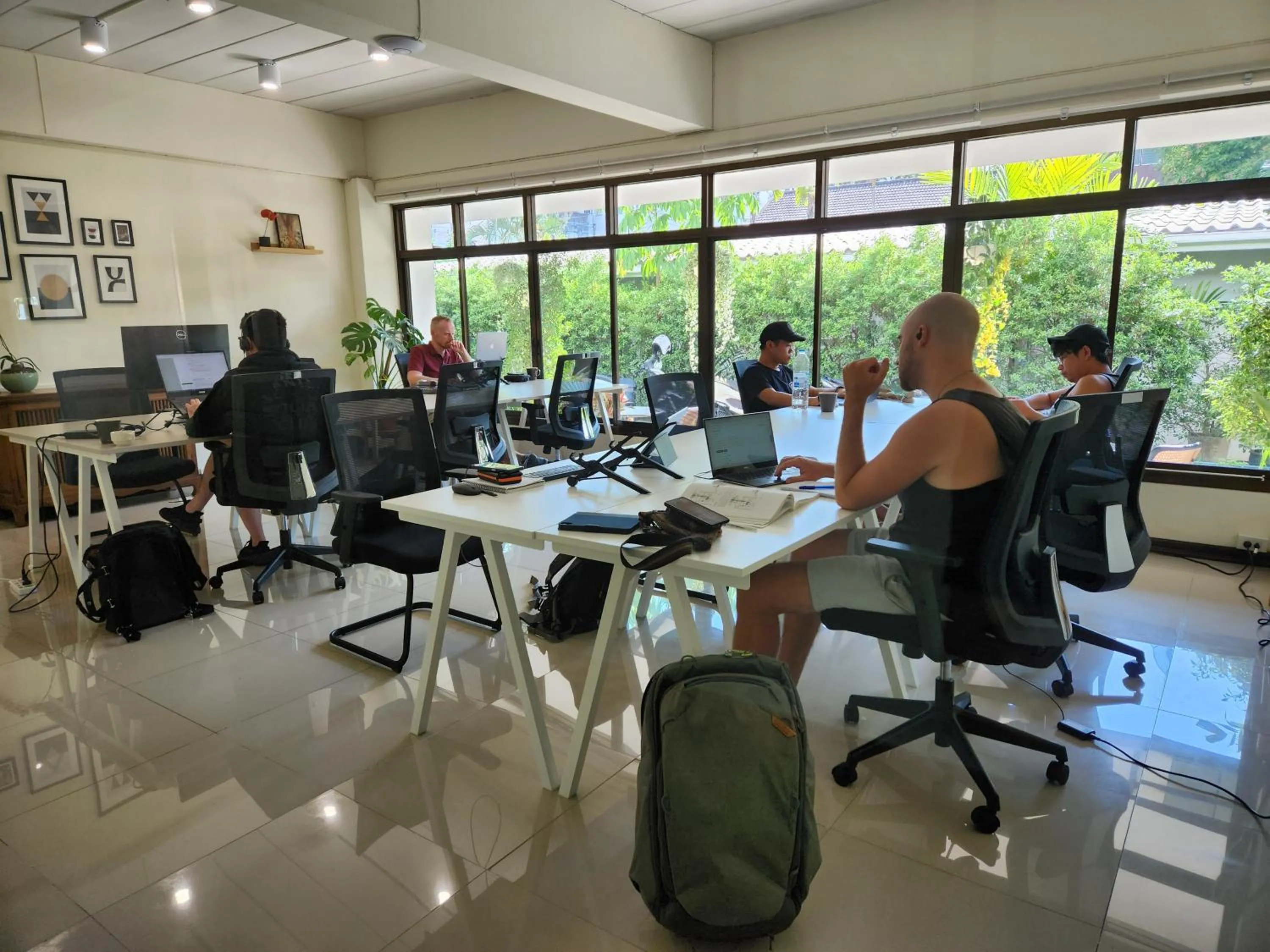 People in The Social Club Coliving and Coworking space