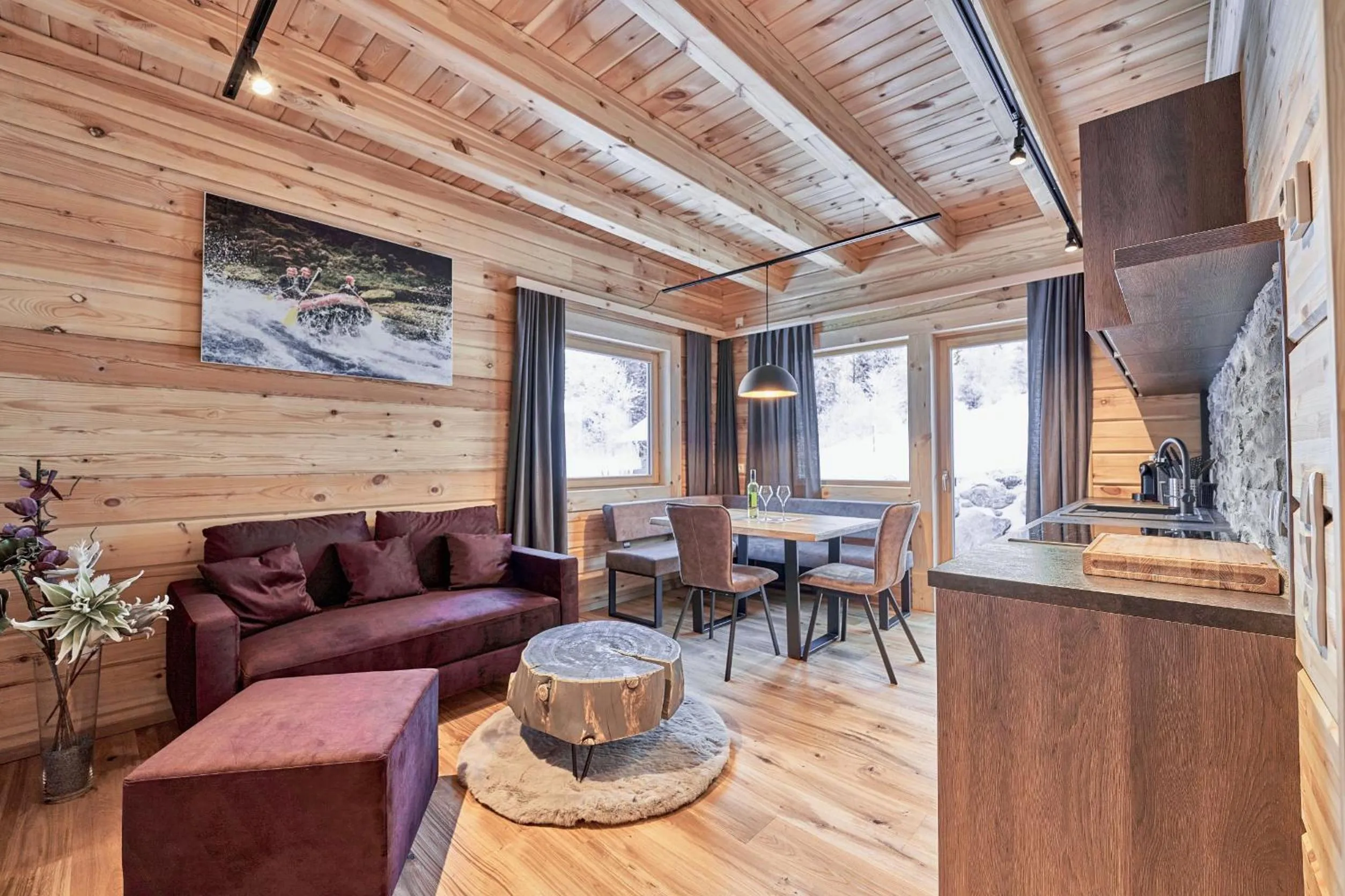 Living room in Xeis Natur Apartments