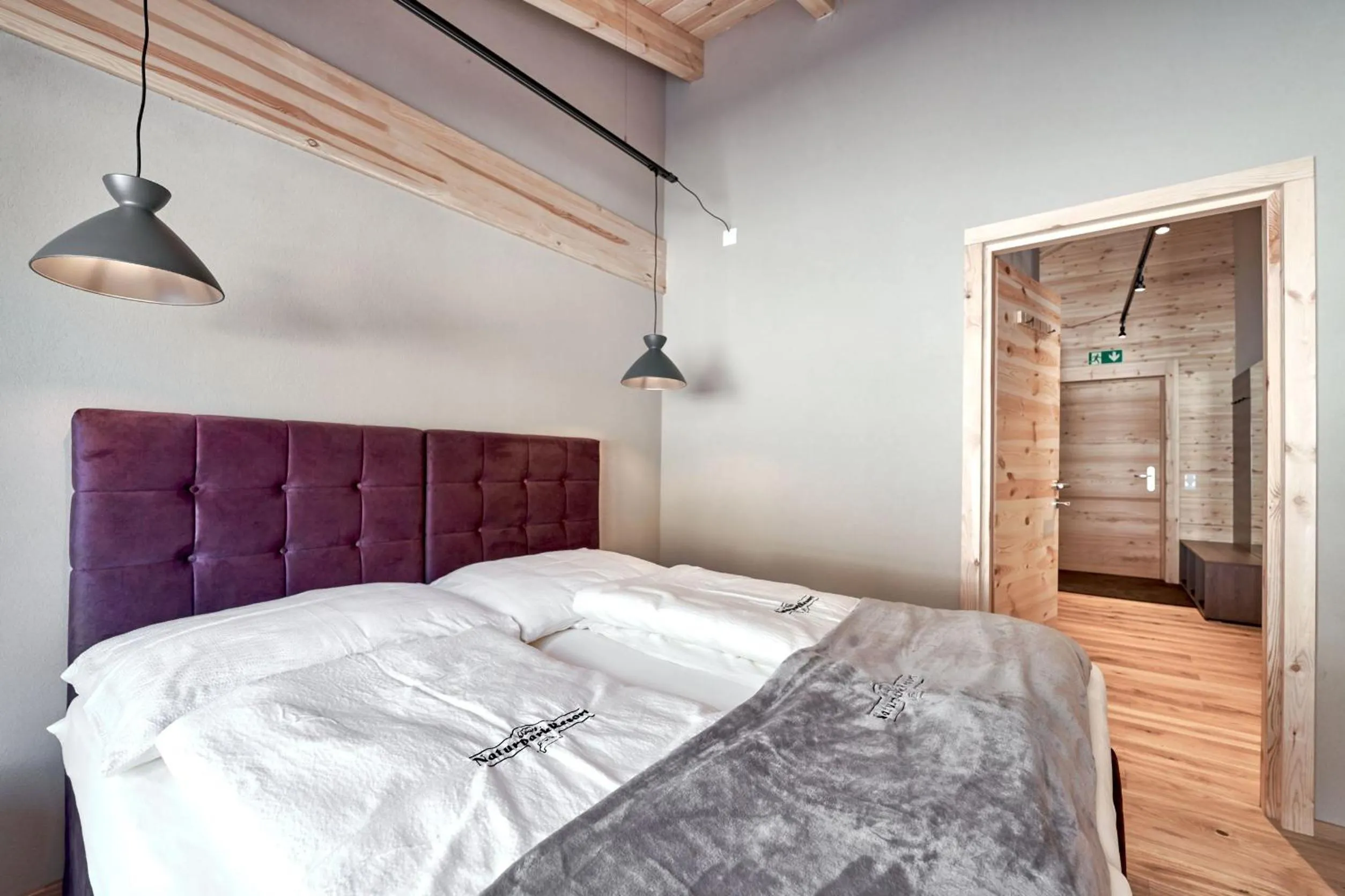Bed in Xeis Natur Apartments