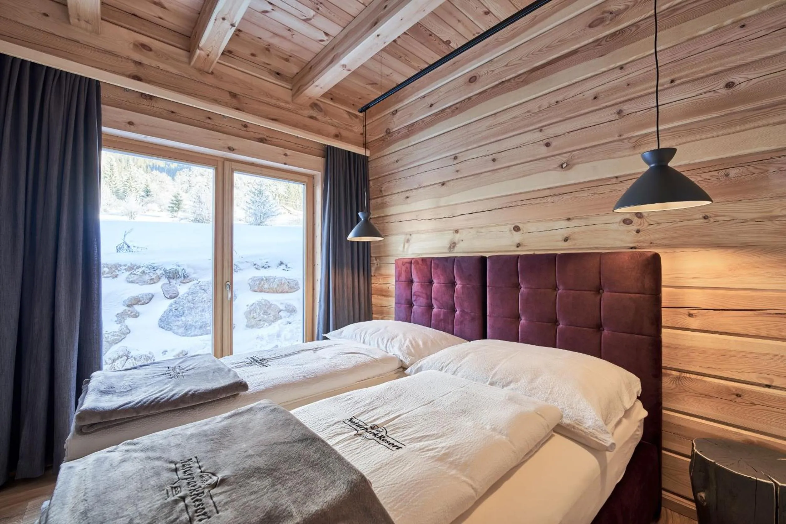 Bed in Xeis Natur Apartments