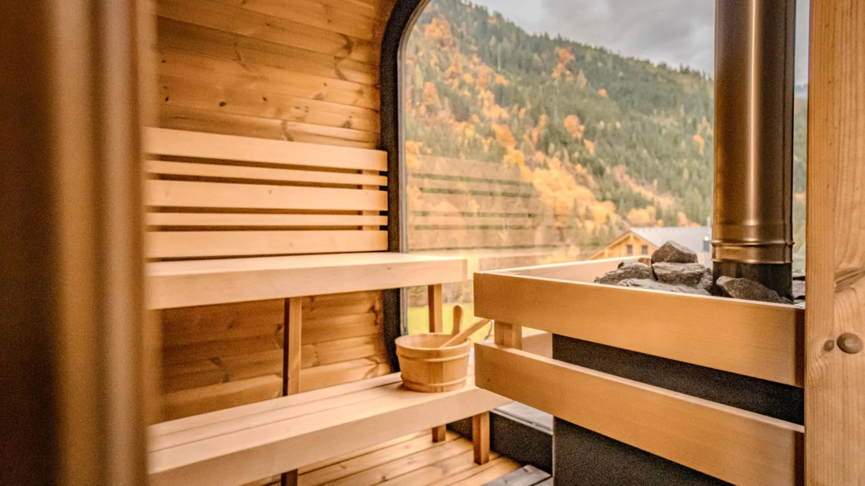 Sauna in Xeis Natur Apartments