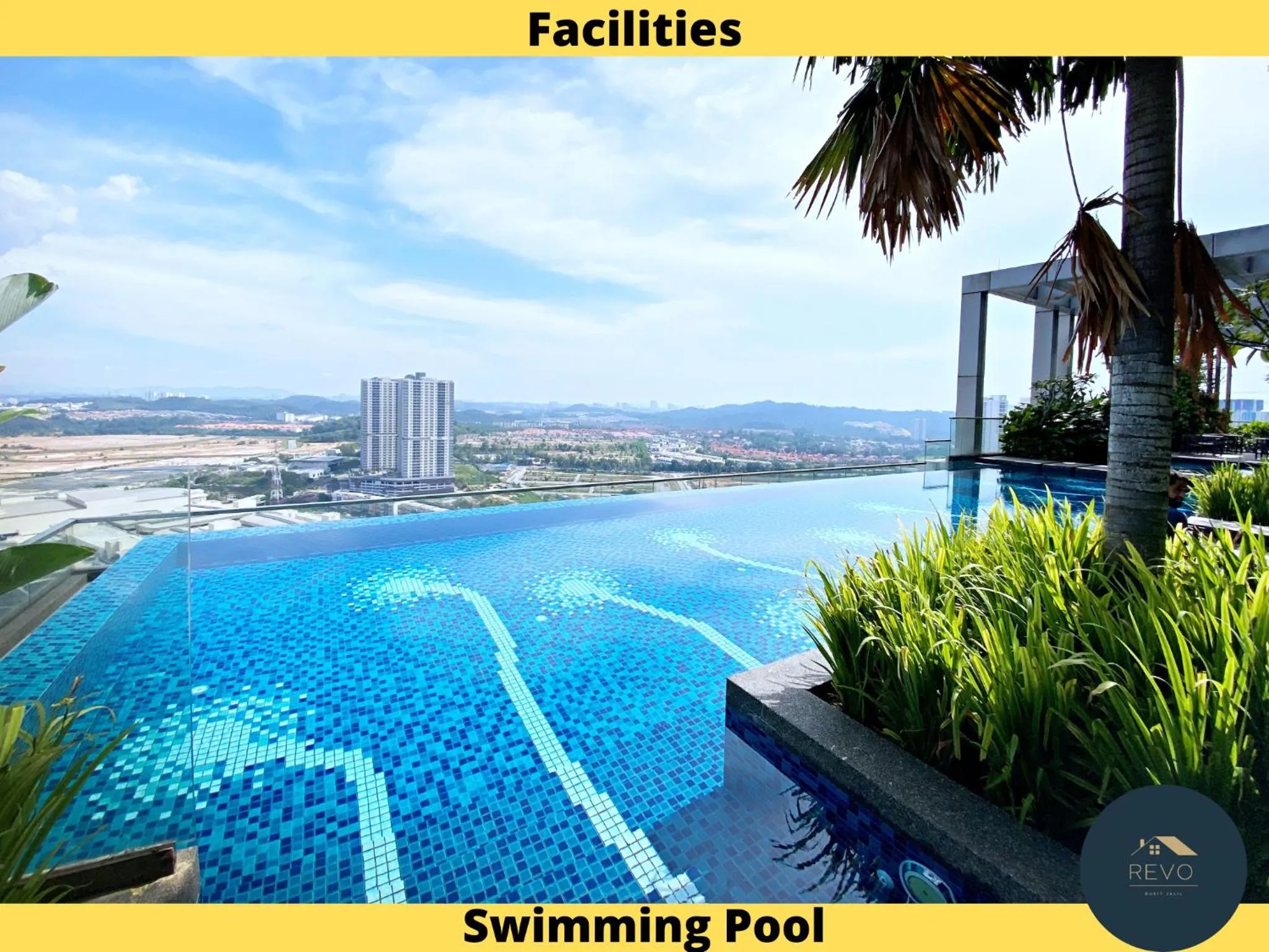 Swimming pool in Aurora Place Pavilion Bukit Jalil by The Cynefin