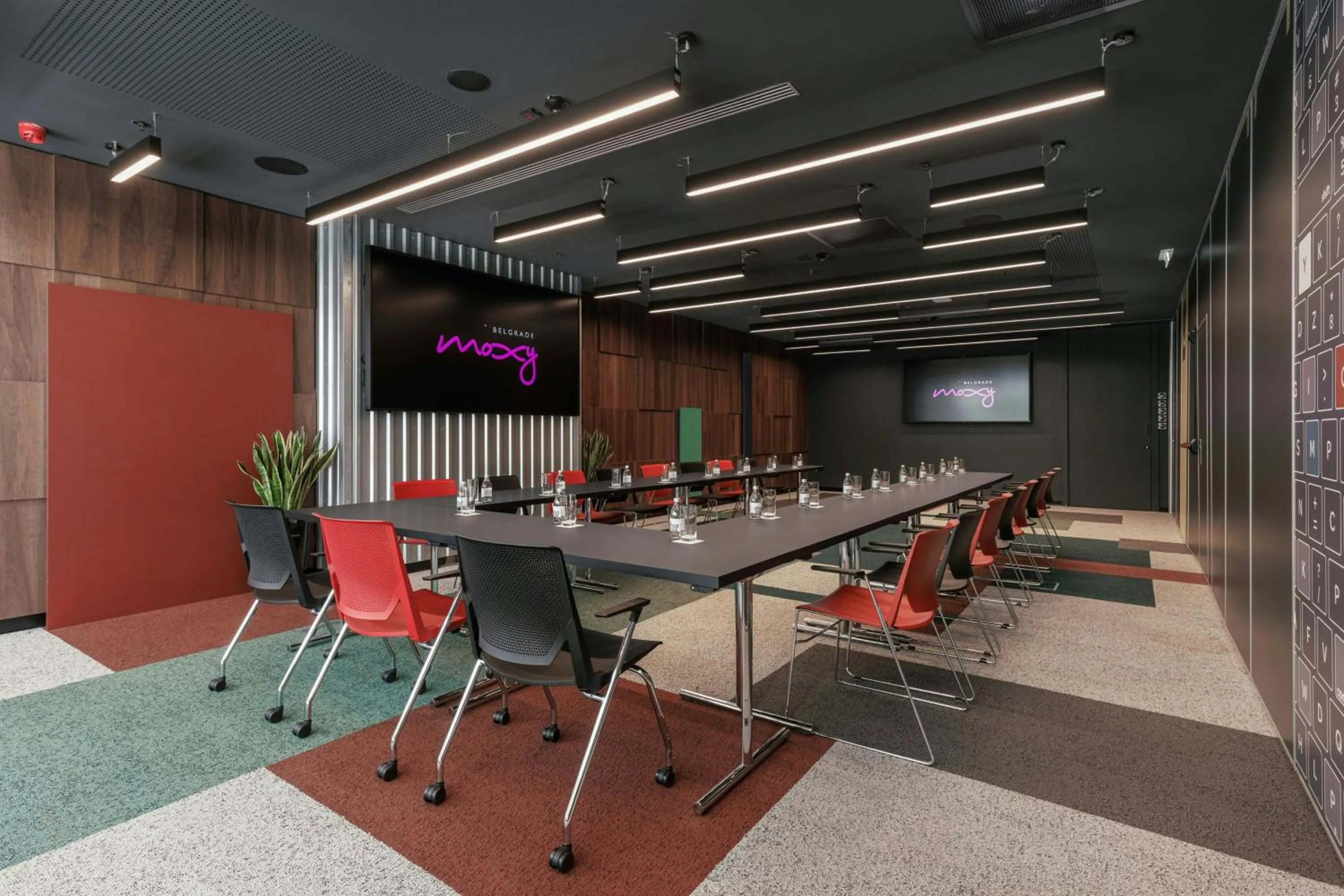 Meeting/conference room in Moxy Belgrade