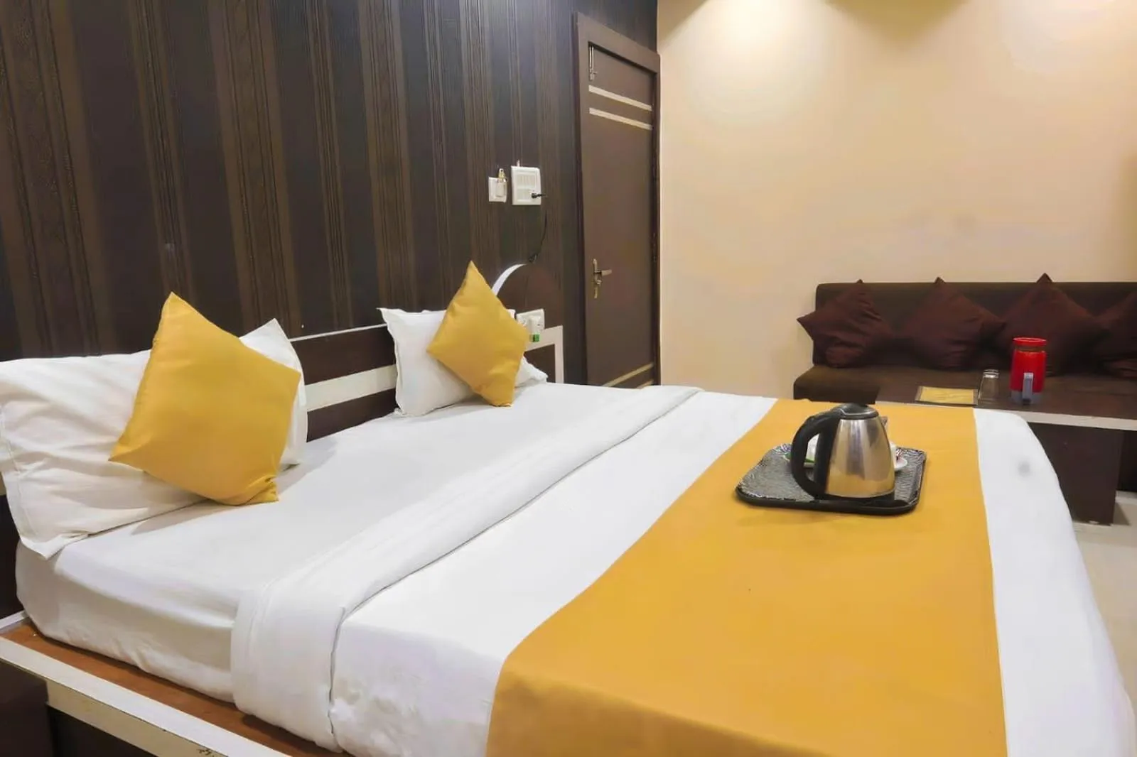 Bed in HOTEL R K PALACE Bhopal