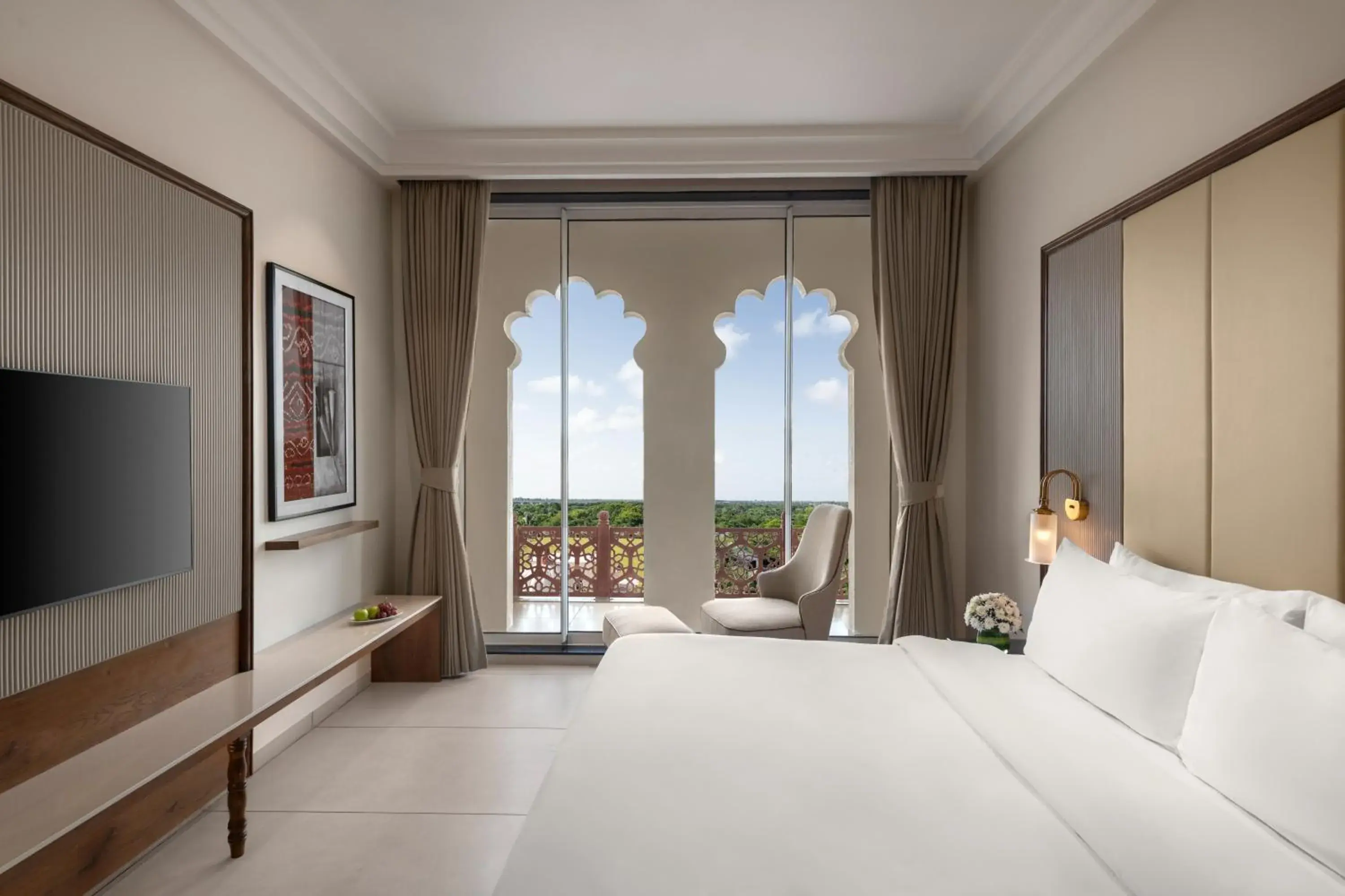 Bed in Uday Palace Navsari, a member of Radisson Individuals Bed in Uday Palace Navsari, a member of Radisson Individuals