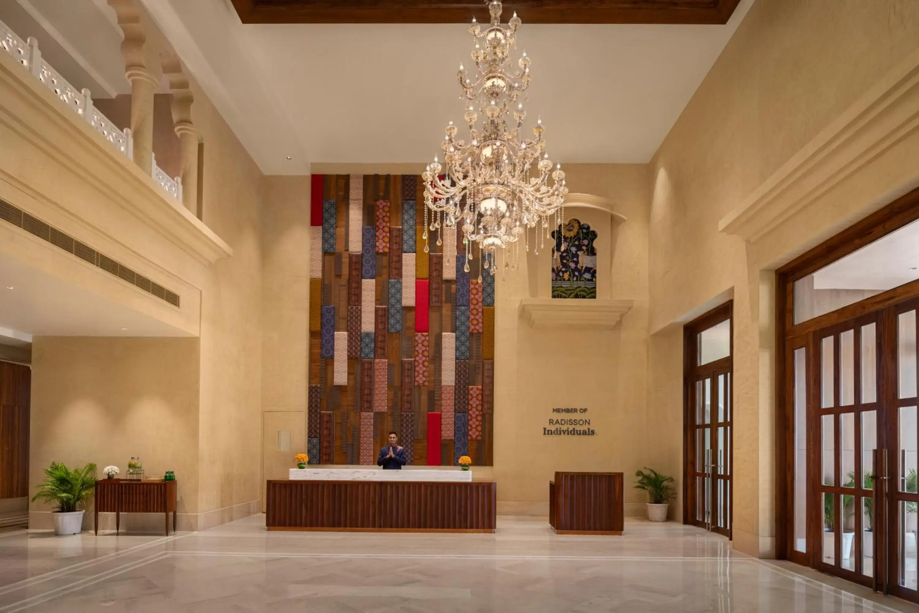 Lobby or reception in Uday Palace Navsari, a member of Radisson Individuals Lobby or reception in Uday Palace Navsari, a member of Radisson Individuals