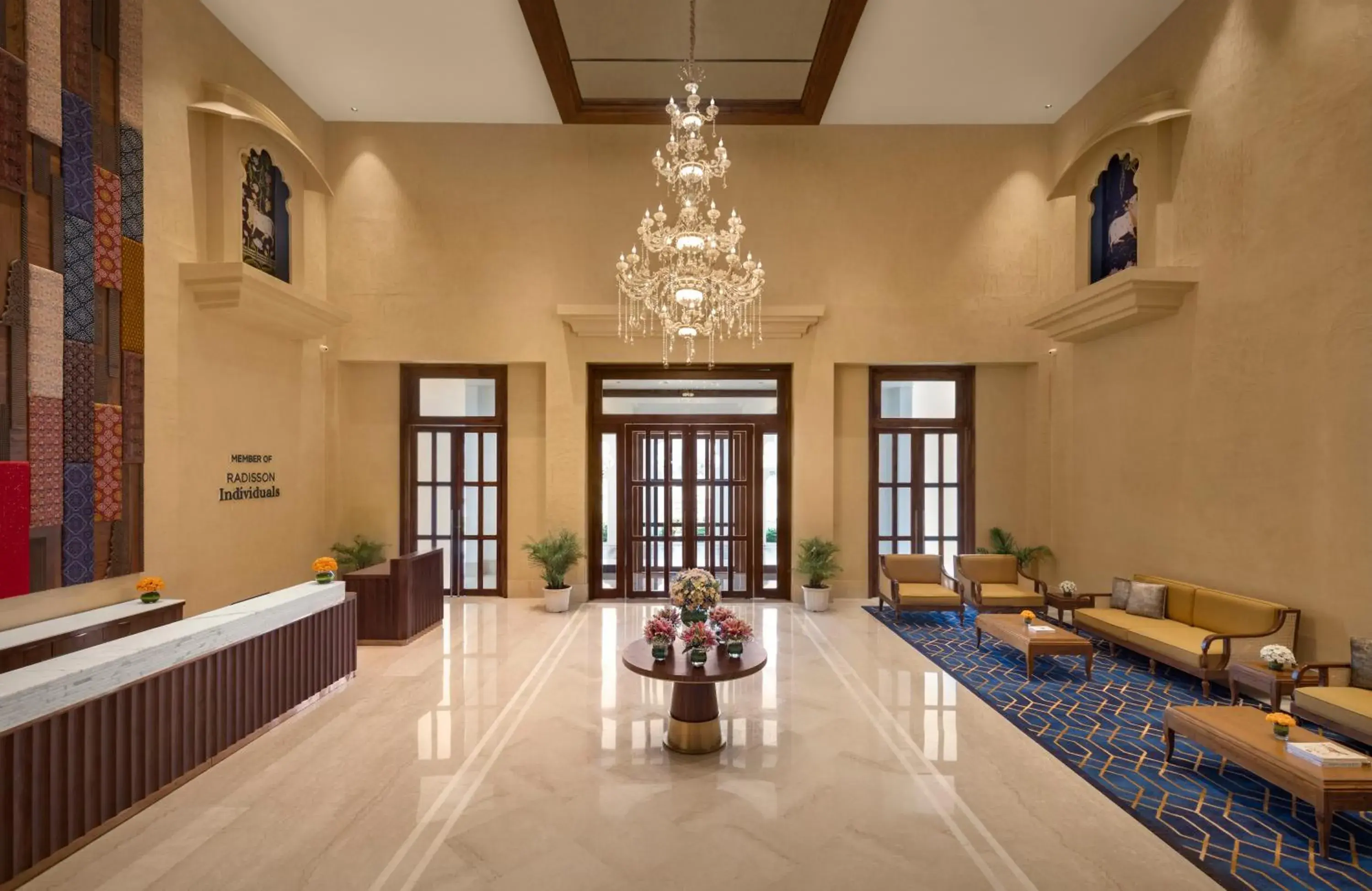 Living room in Uday Palace Navsari, a member of Radisson Individuals Living room in Uday Palace Navsari, a member of Radisson Individuals