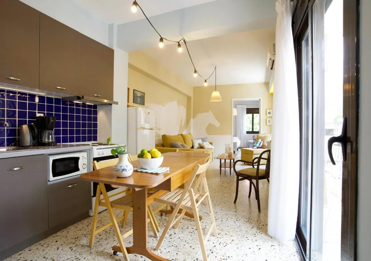 Kitchen or kitchenette in Live in Athens, PSYRRI Meet Me Here Apartments