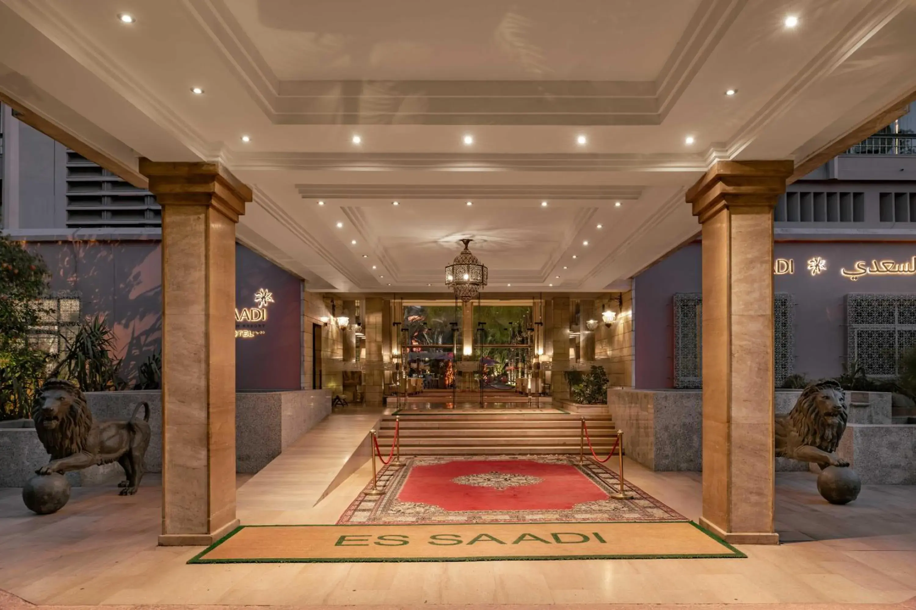 Lobby or reception in Es Saadi Marrakech Resort - Hotel Lobby or reception in Es Saadi Marrakech Resort - Hotel