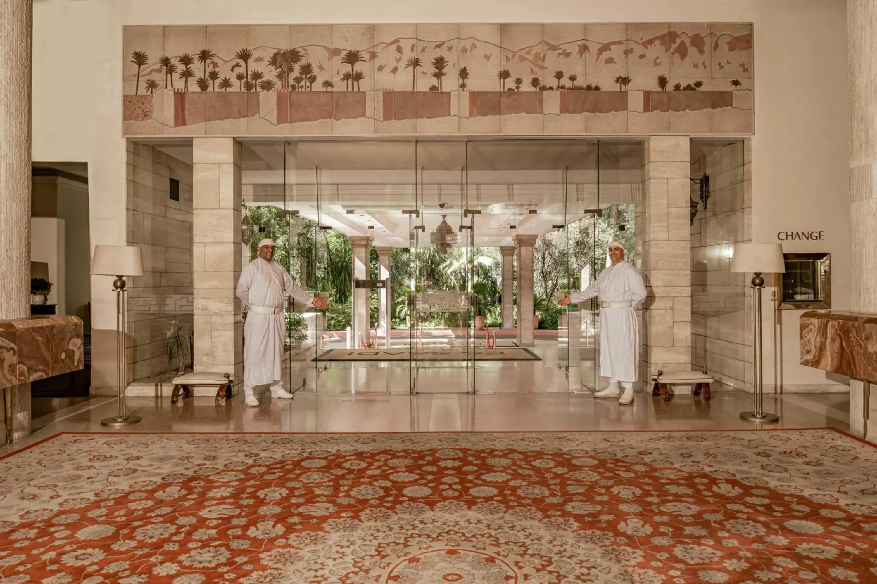 Lobby or reception in Es Saadi Marrakech Resort - Hotel Lobby or reception in Es Saadi Marrakech Resort - Hotel