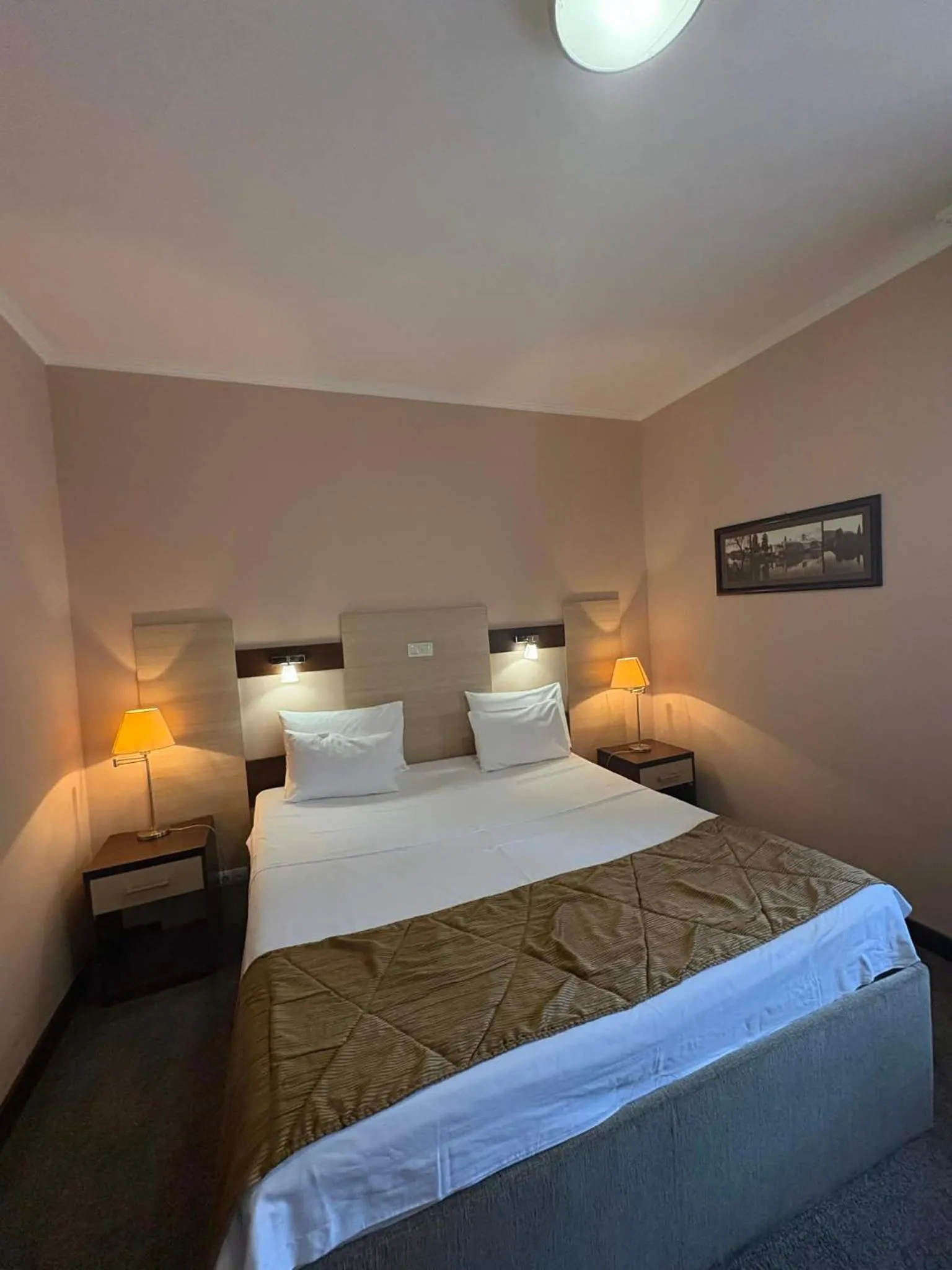 Bed in Hotel Leotar