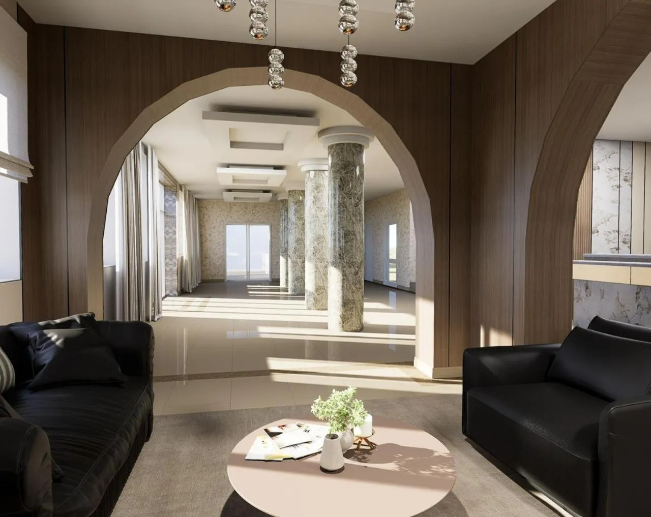 Living room in Hotel Leotar