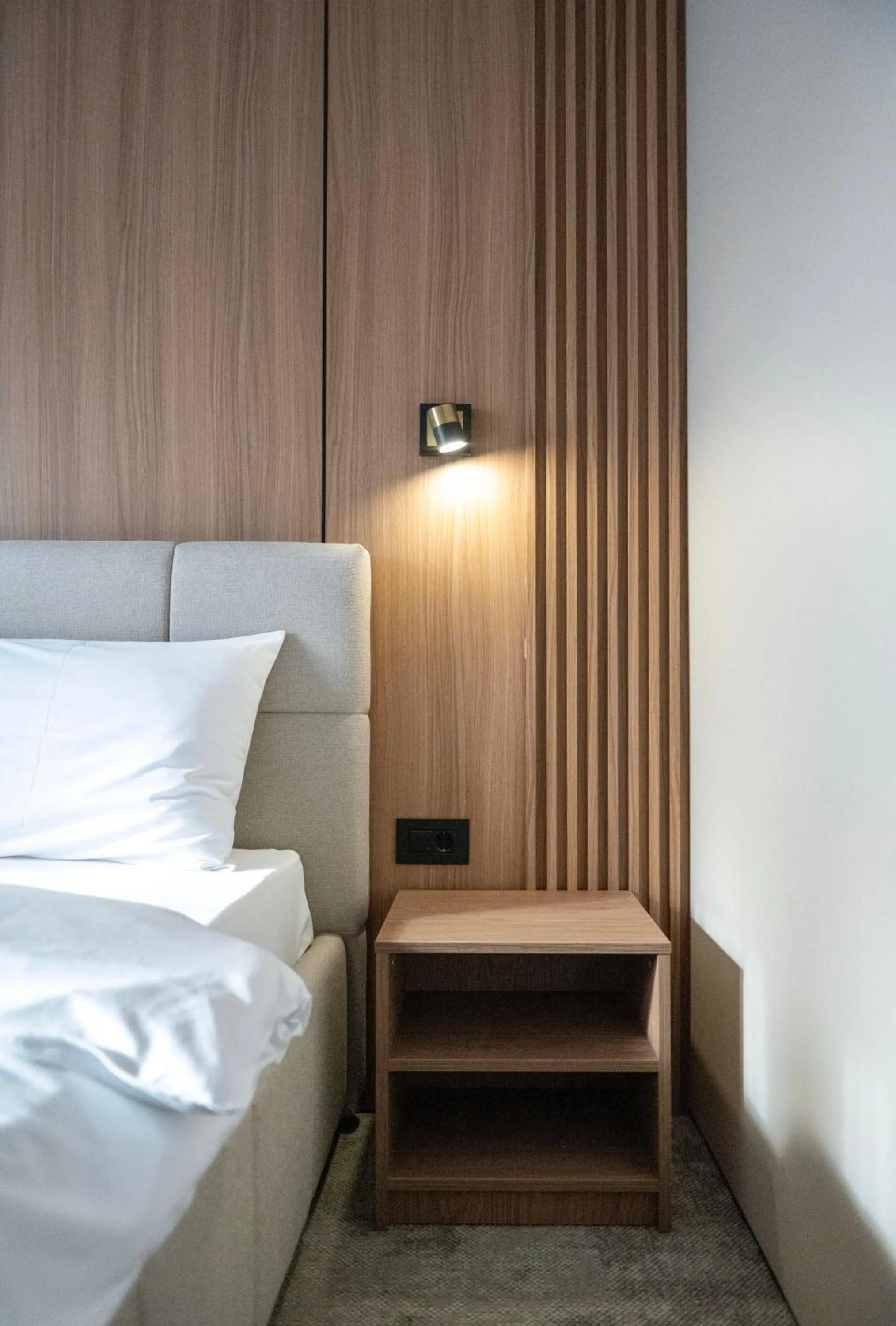furniture, Bed in Hotel Leotar