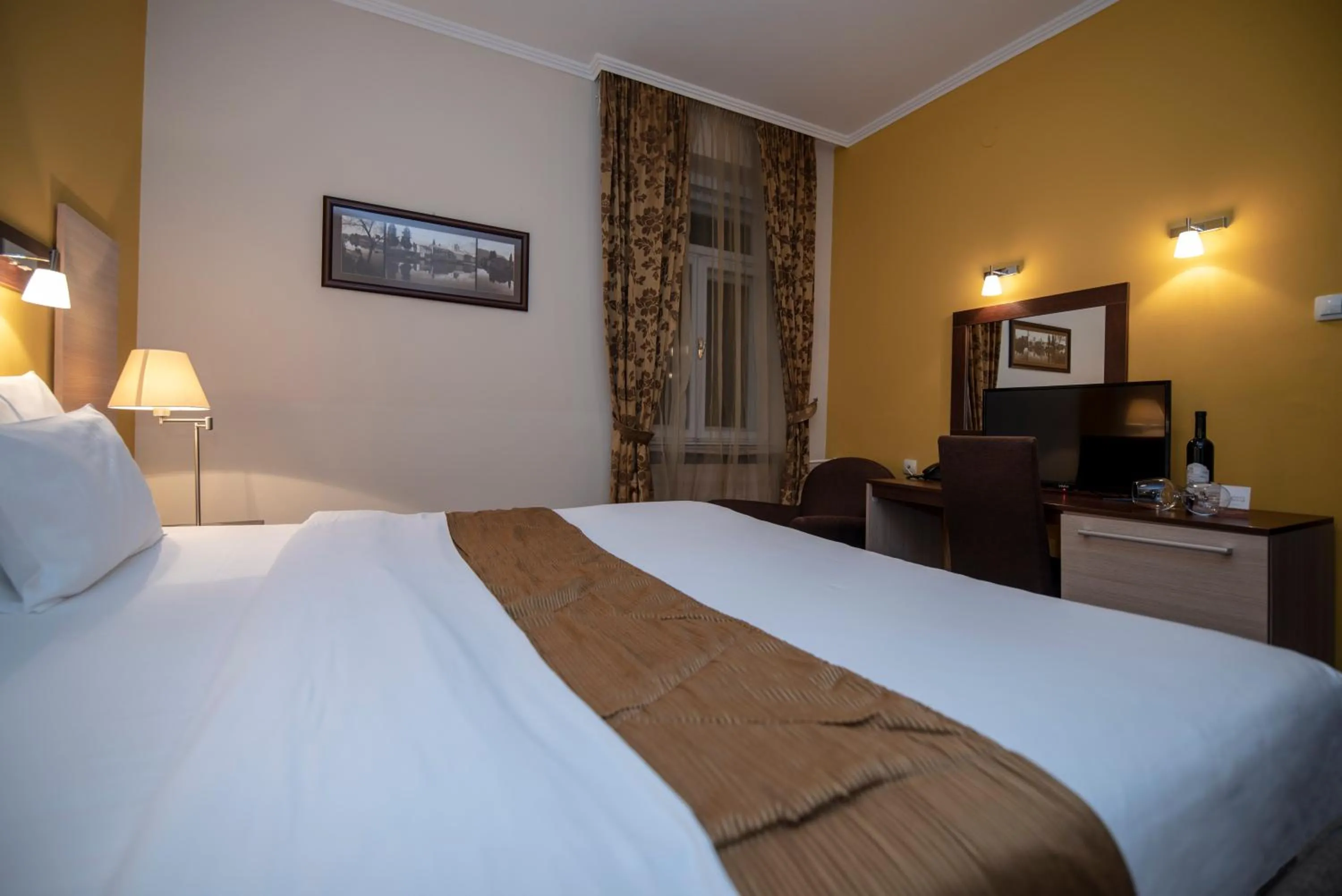 Bed in Hotel Leotar