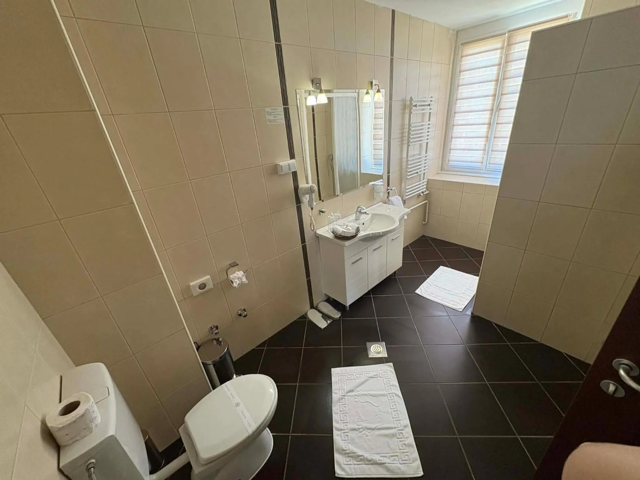 Shower in Hotel Leotar