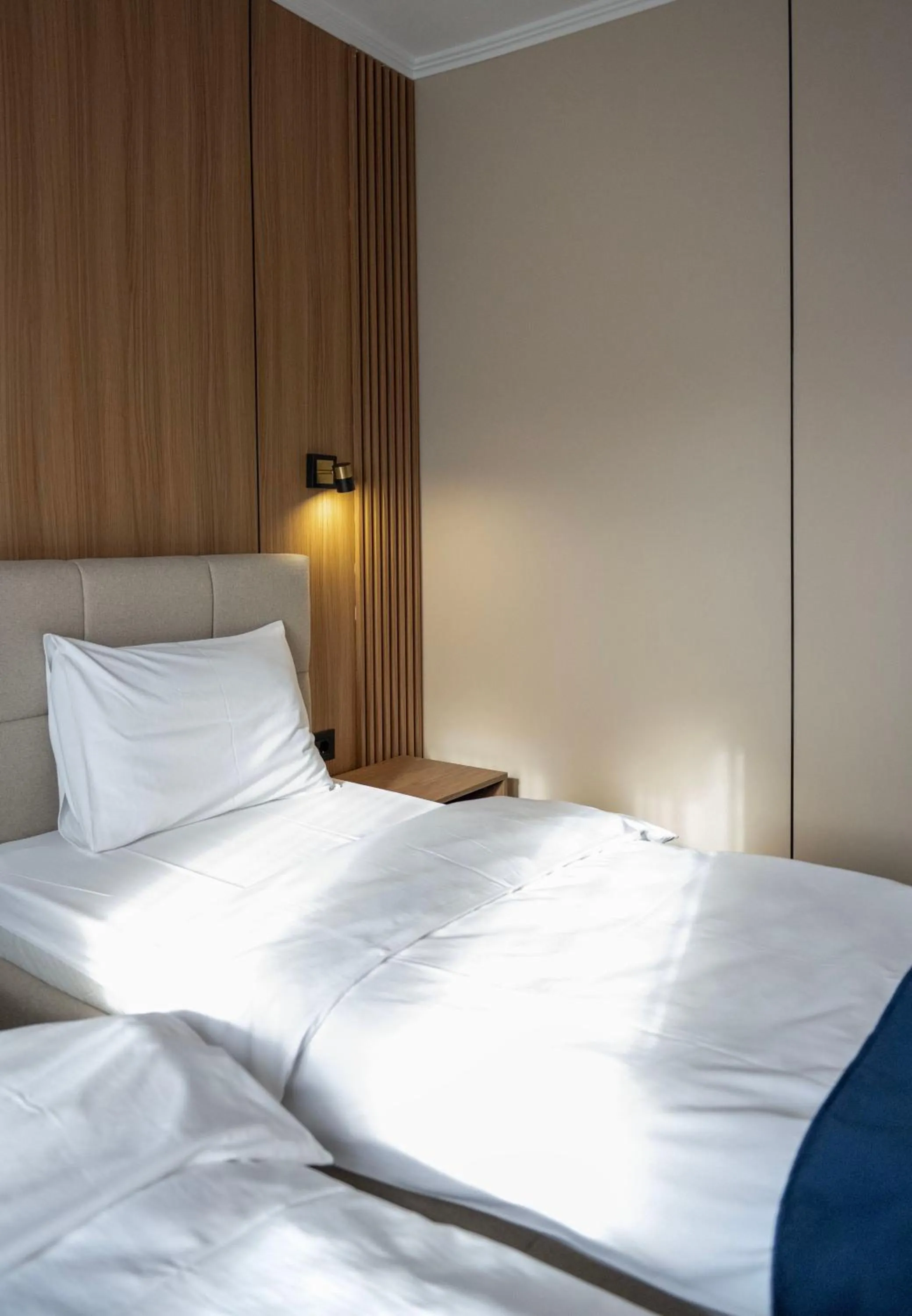 Bed in Hotel Leotar