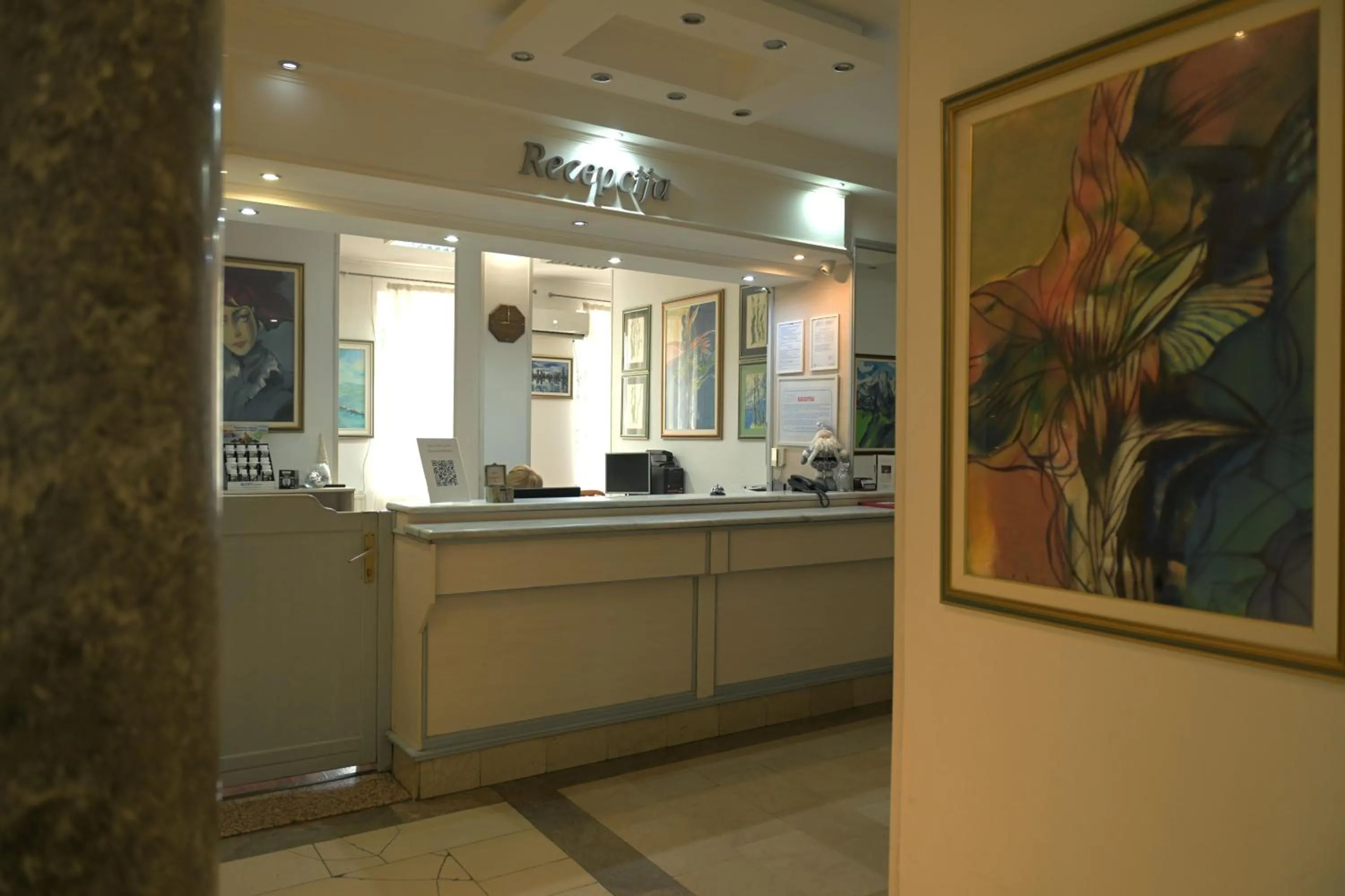 Lobby or reception in Hotel Leotar