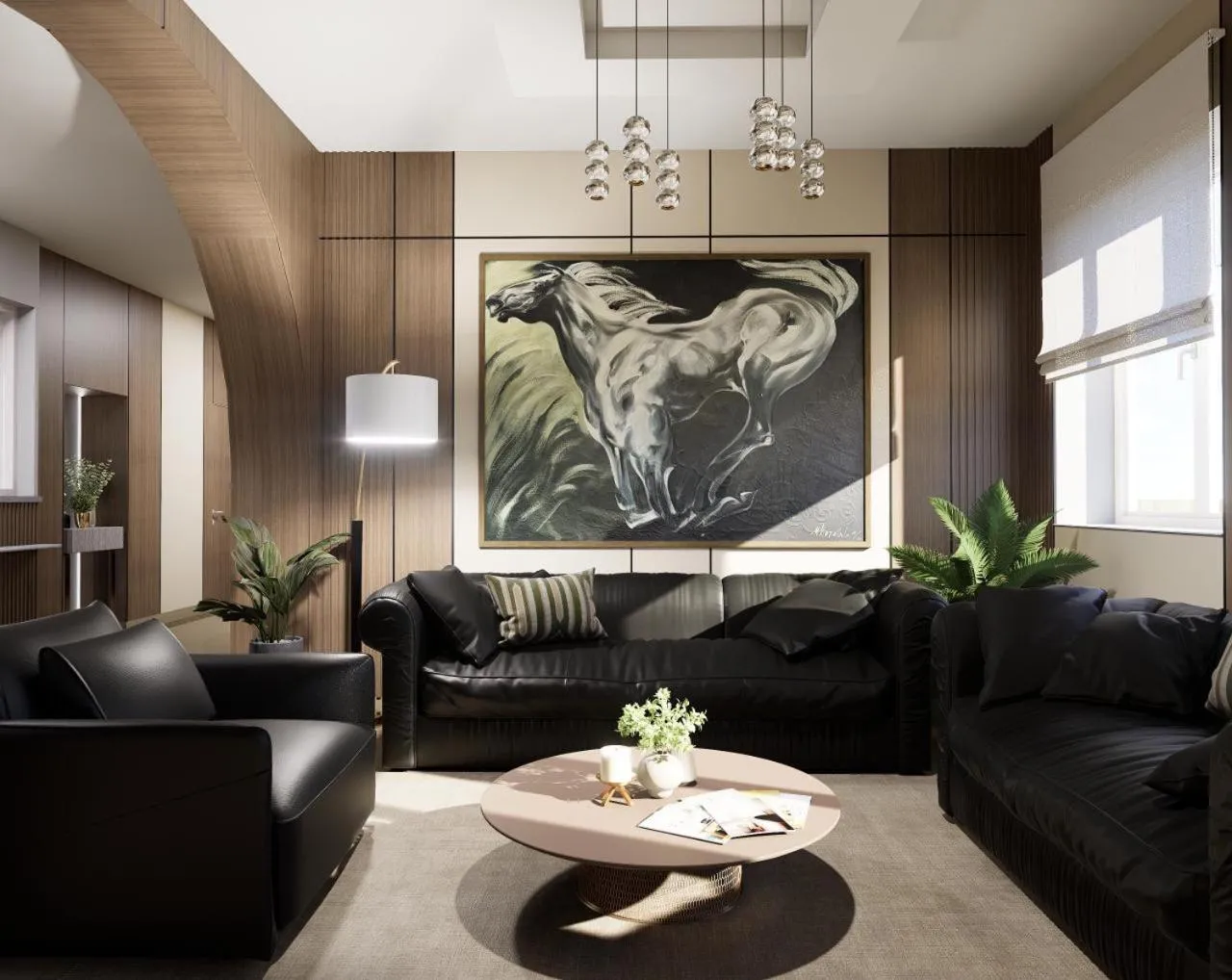 Seating area in Hotel Leotar