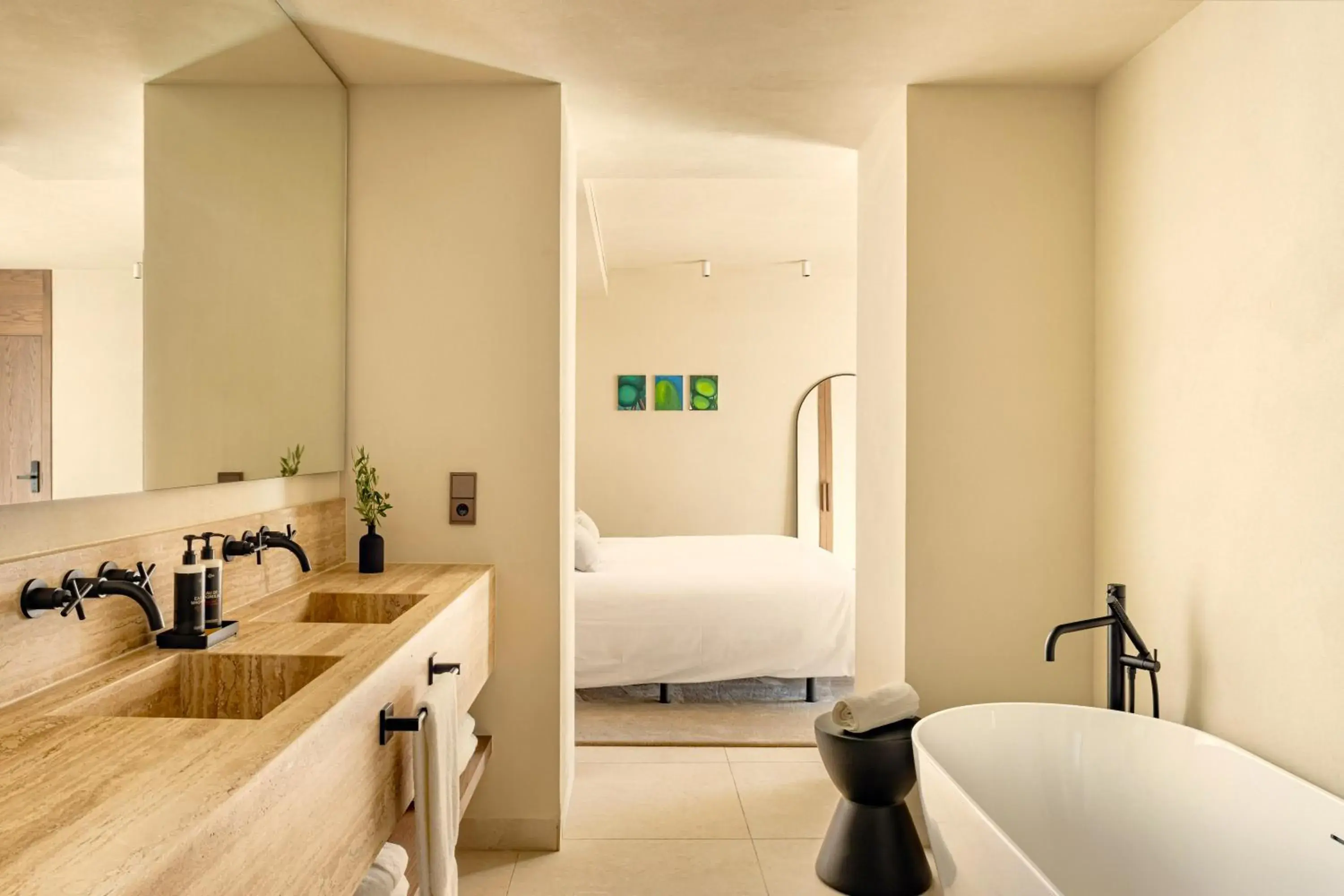 Bed in Anfitrión Villas & Suites Bed in Anfitrión Villas & Suites