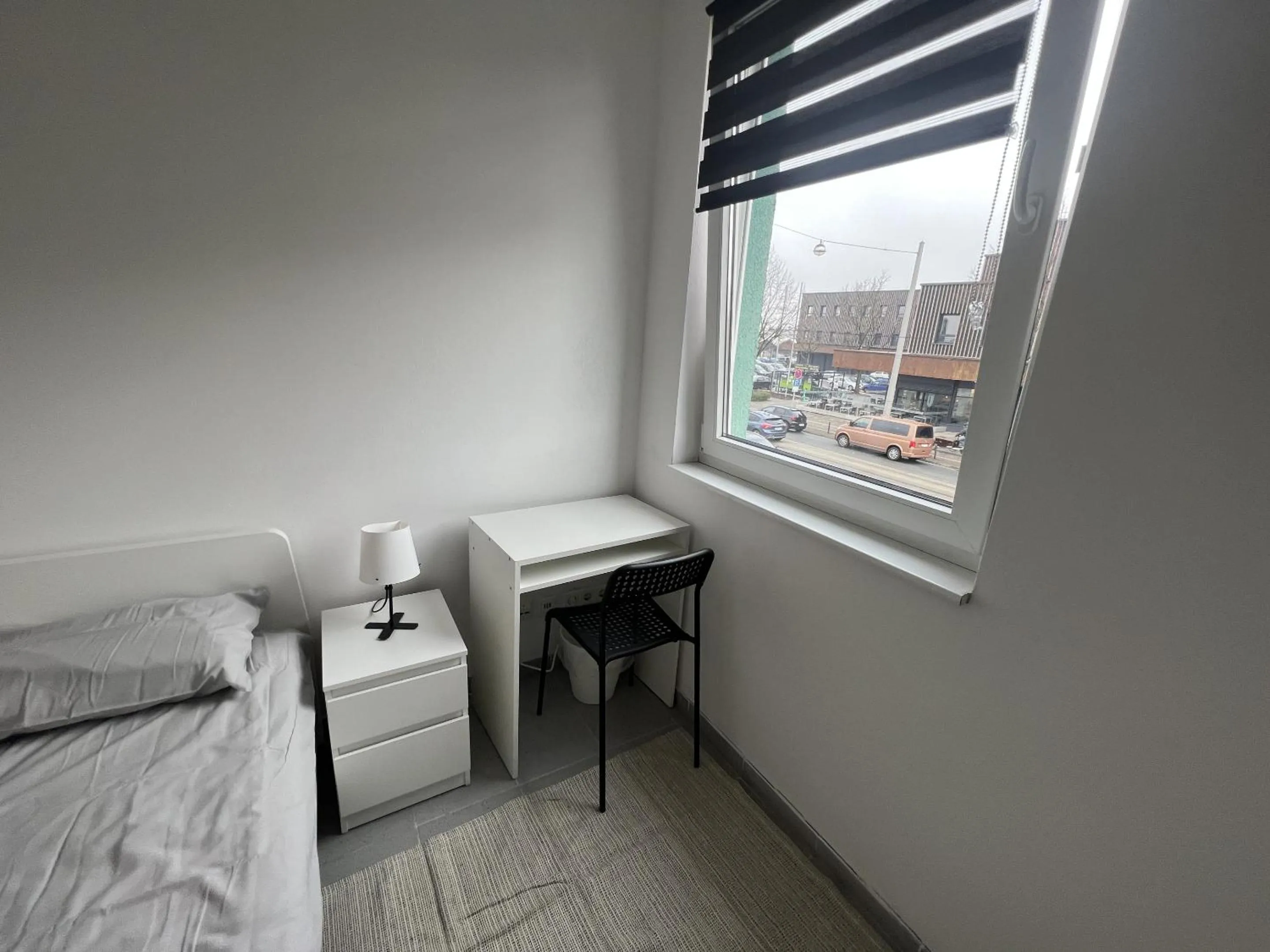 Bedroom, Bed in Aparts Room Hannover Centrum