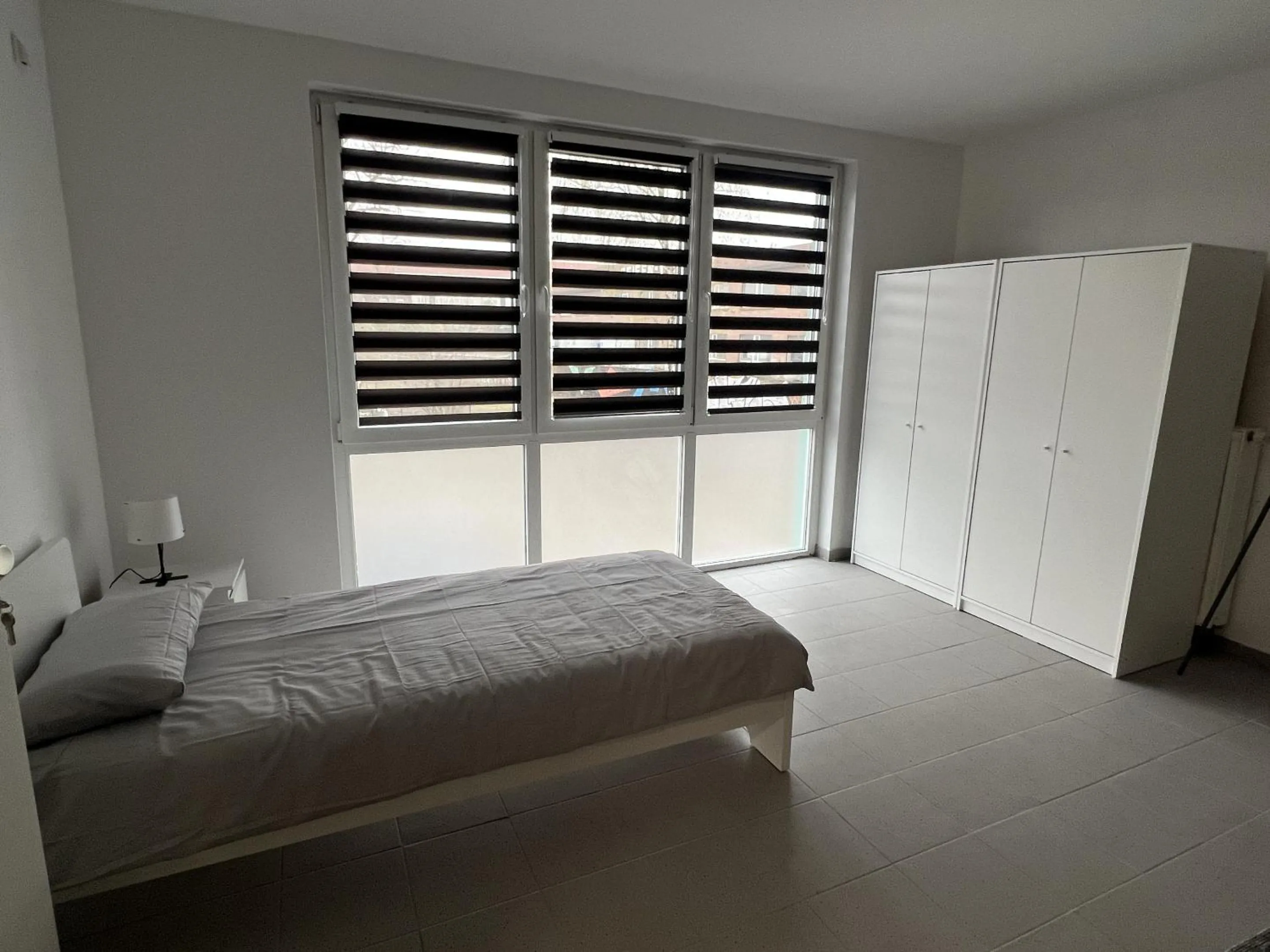 Bedroom, Bed in Aparts Room Hannover Centrum