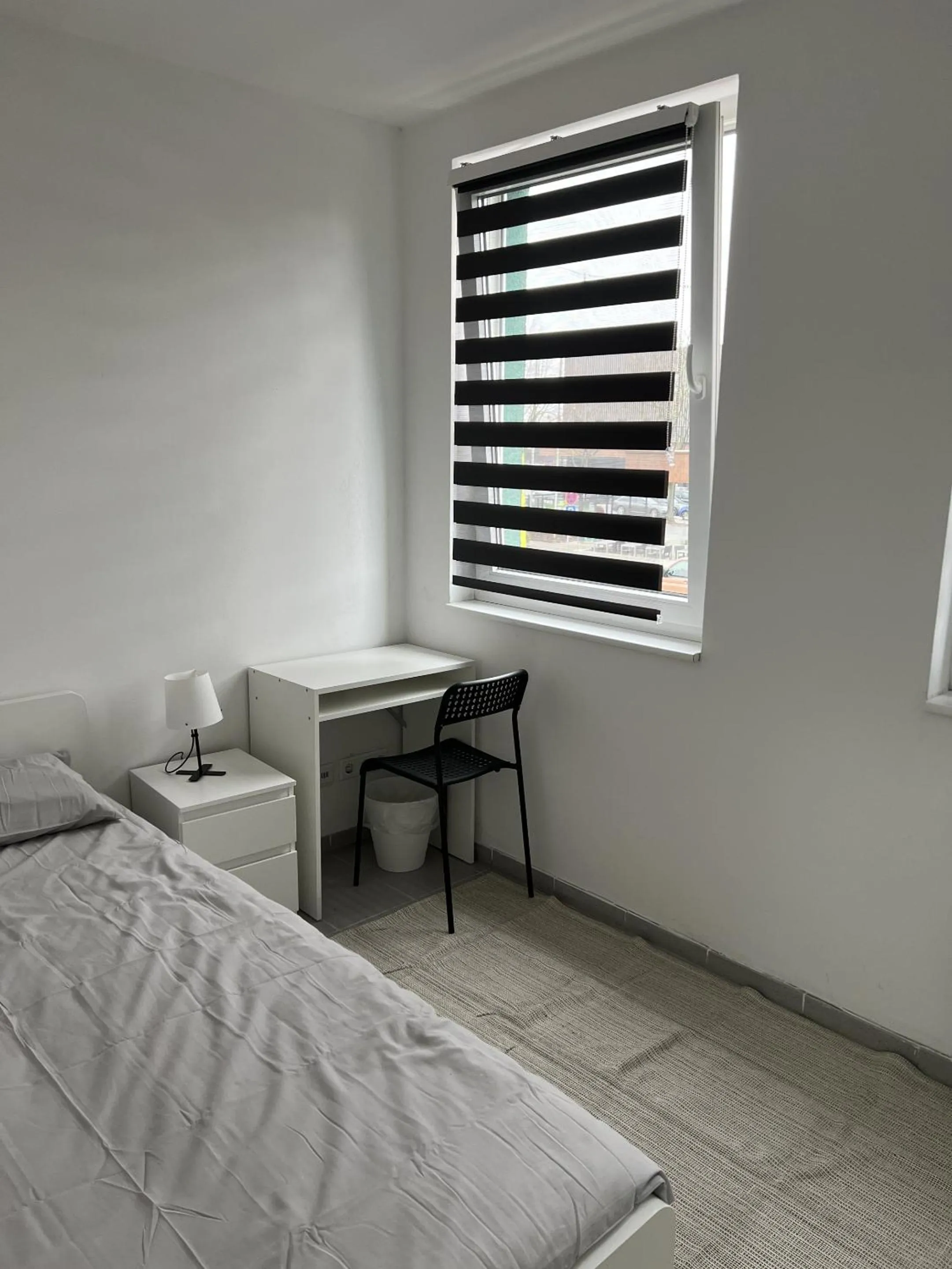 Bedroom, Bed in Aparts Room Hannover Centrum