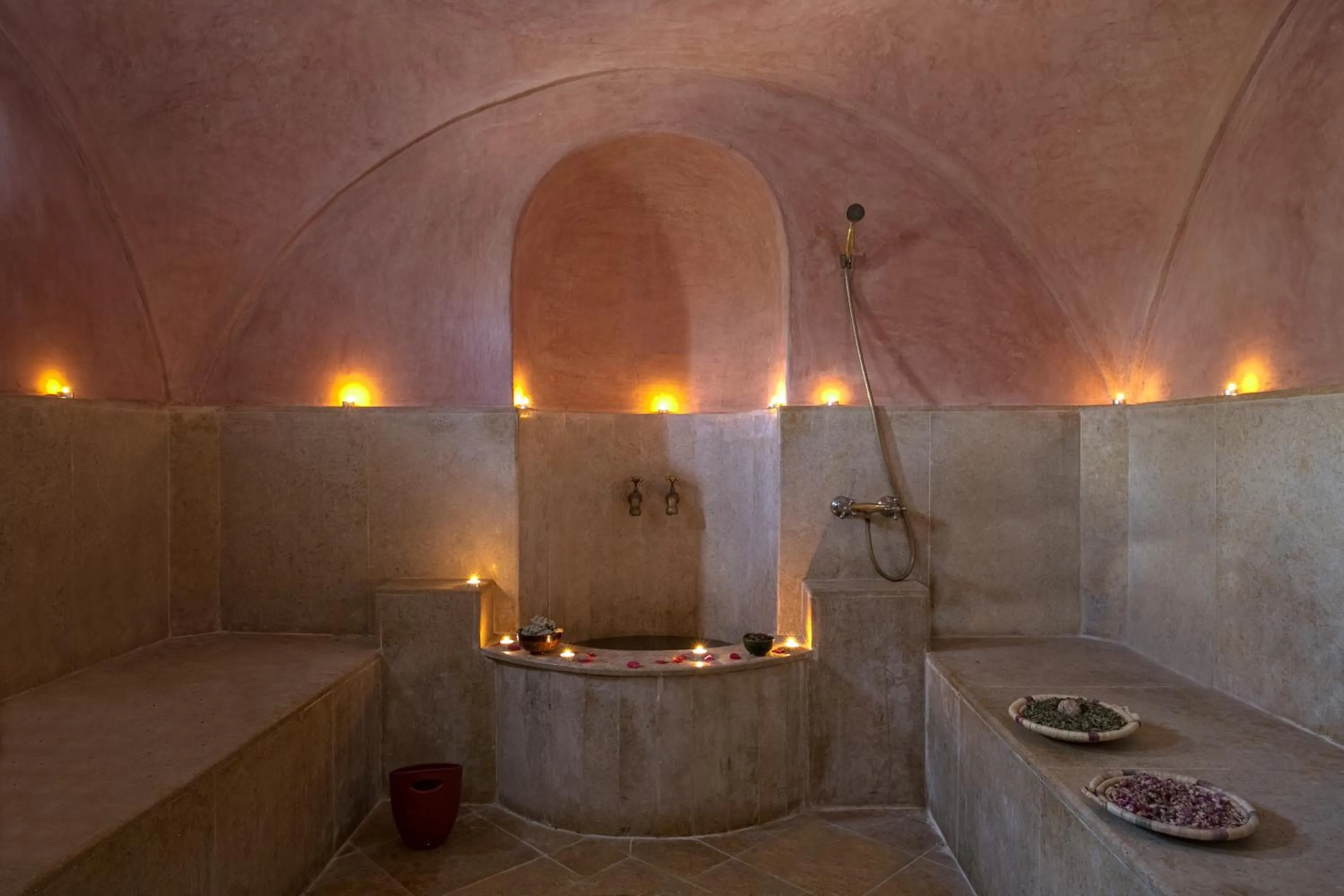 Steam room in Kasbah Sirocco