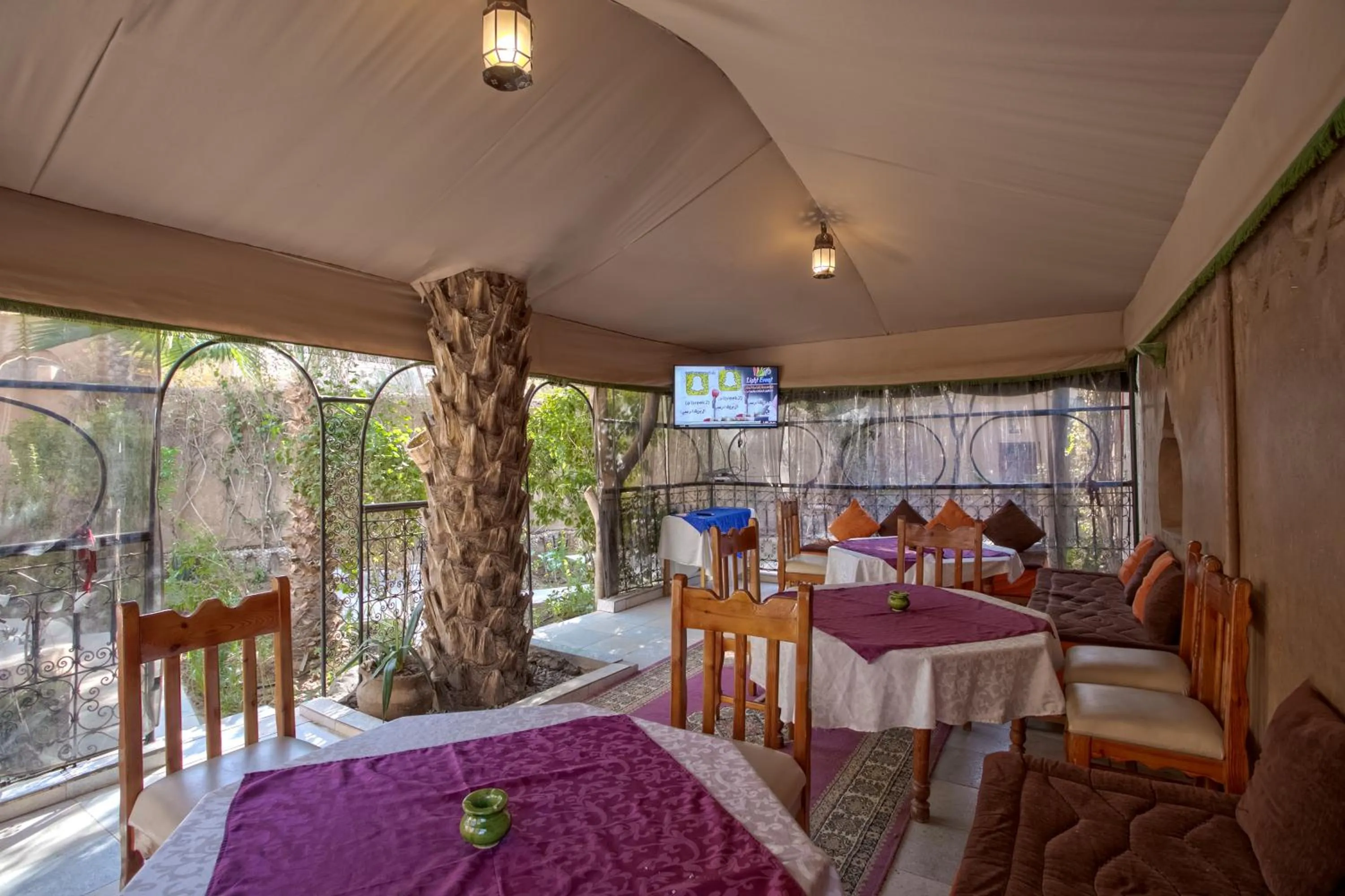 Decorative detail in Kasbah Sirocco