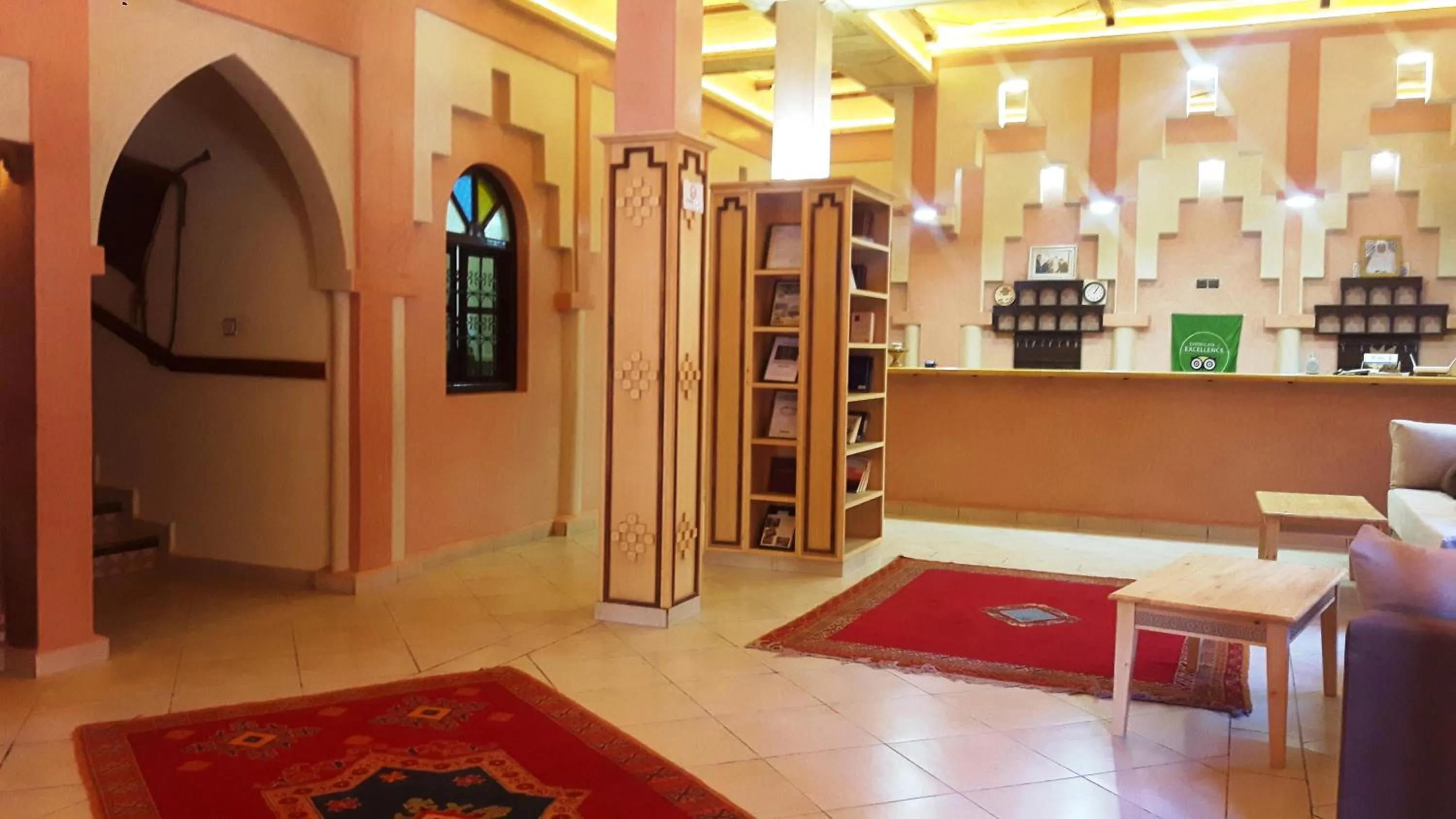 Lobby or reception in Kasbah Sirocco
