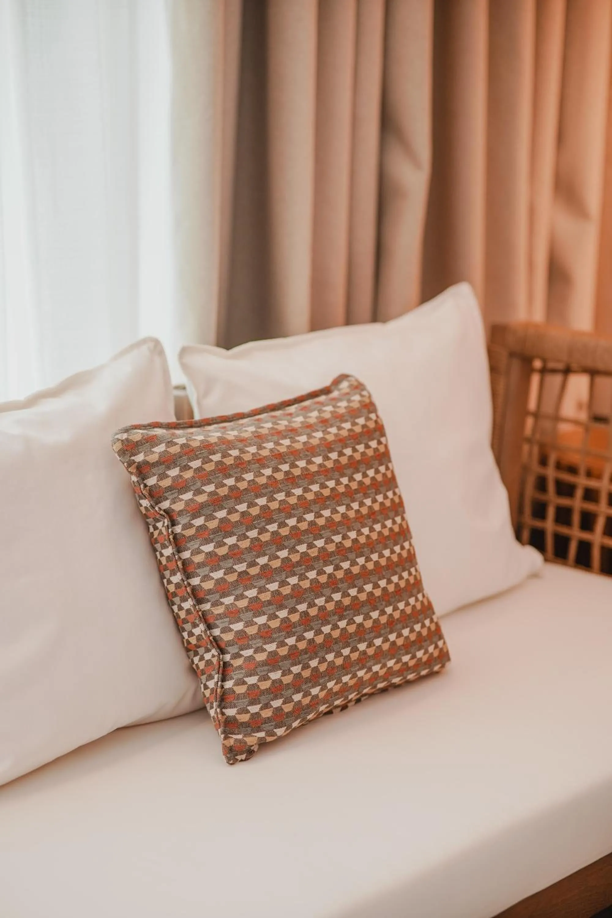 Seating area, Bed in Lost Seaside Hotel
