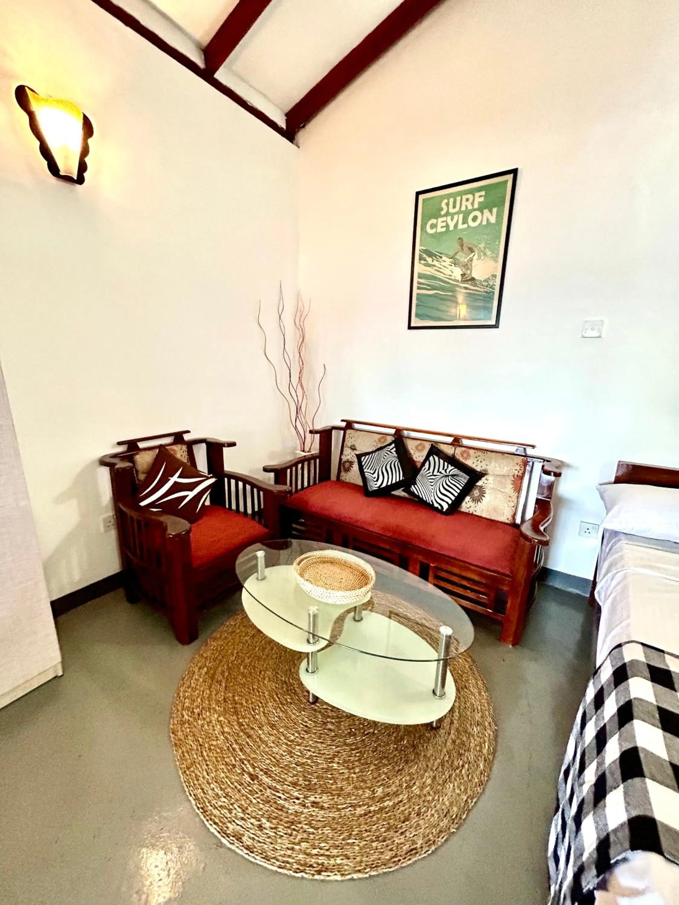 Seating area in Kenno's Korner