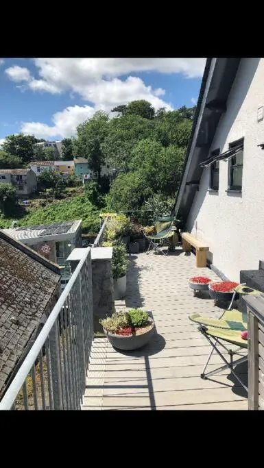 Balcony/Terrace in Beautiful, spacious 3 bed Brixham apartment