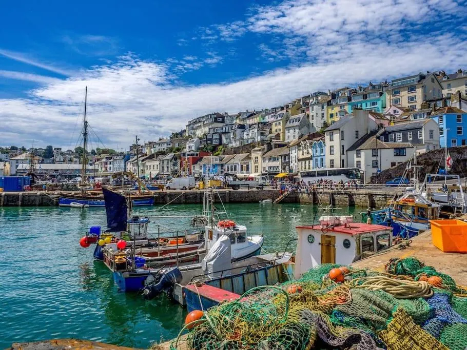 City view in Beautiful, spacious 3 bed Brixham apartment