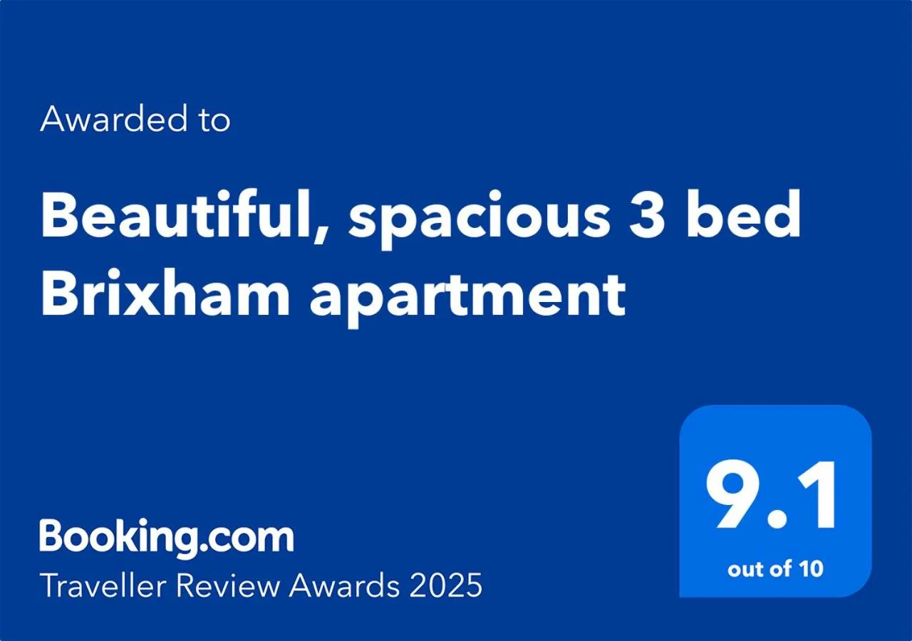 Beautiful, spacious 3 bed Brixham apartment