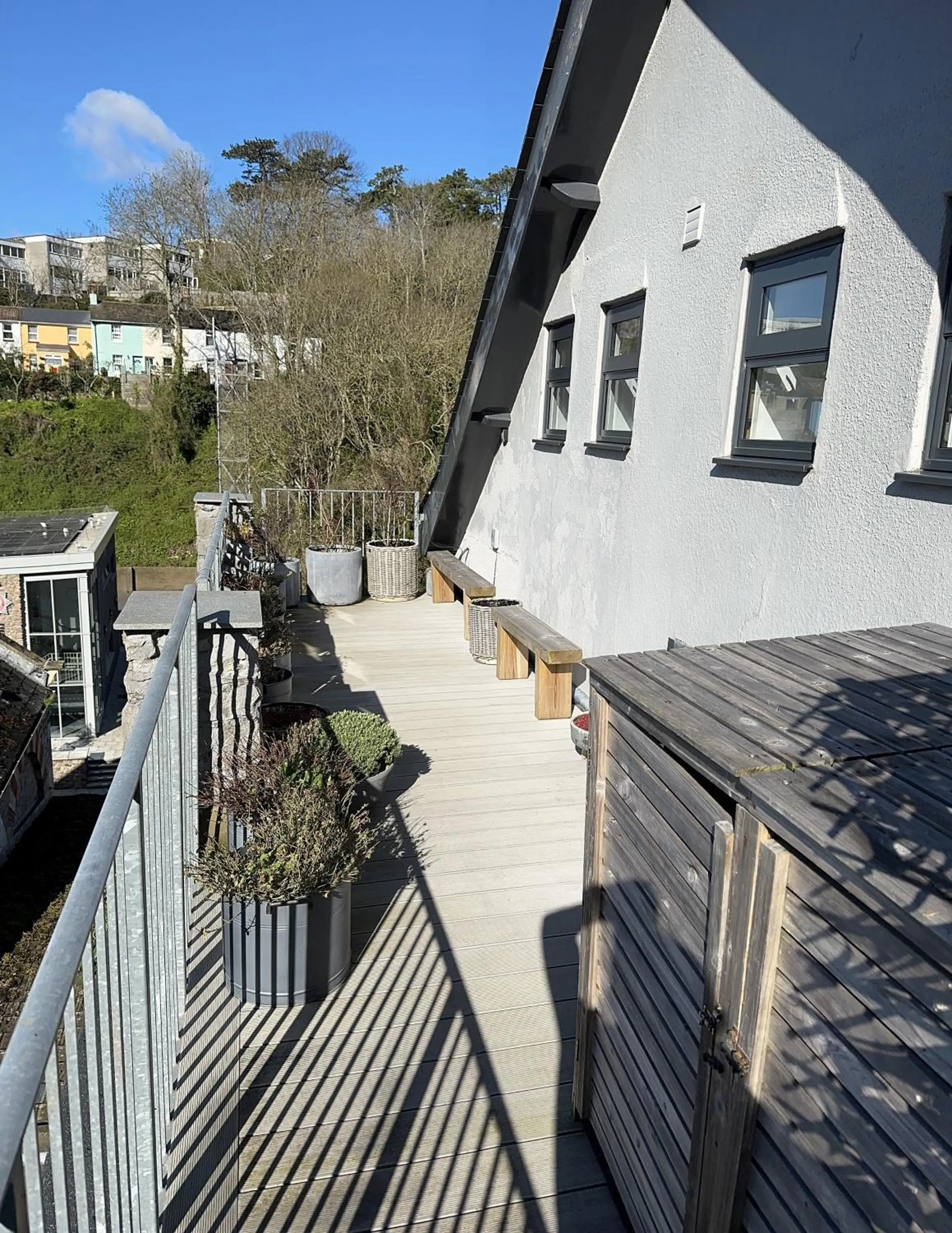 Balcony/Terrace in Beautiful, spacious 3 bed Brixham apartment