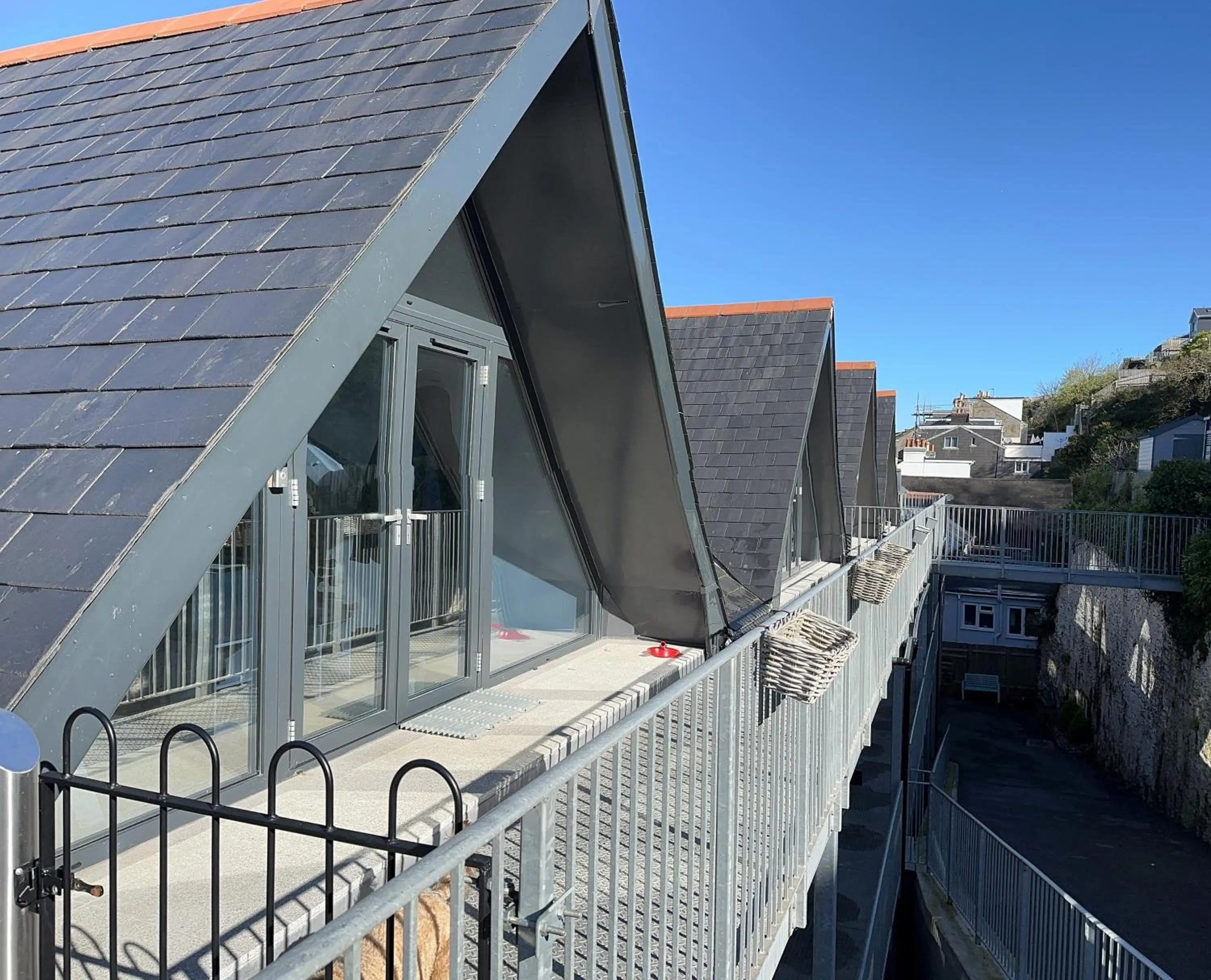 Balcony/Terrace in Beautiful, spacious 3 bed Brixham apartment
