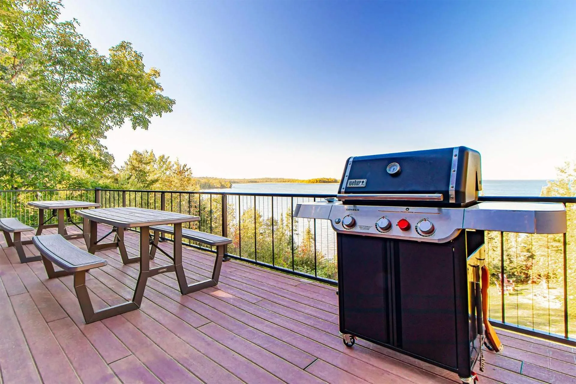 Spacious Leech Lake Home on 2 Private Acres, 200' of lake shore 15 Minutes to Walker with boat lift, dock, swimming, fire pit