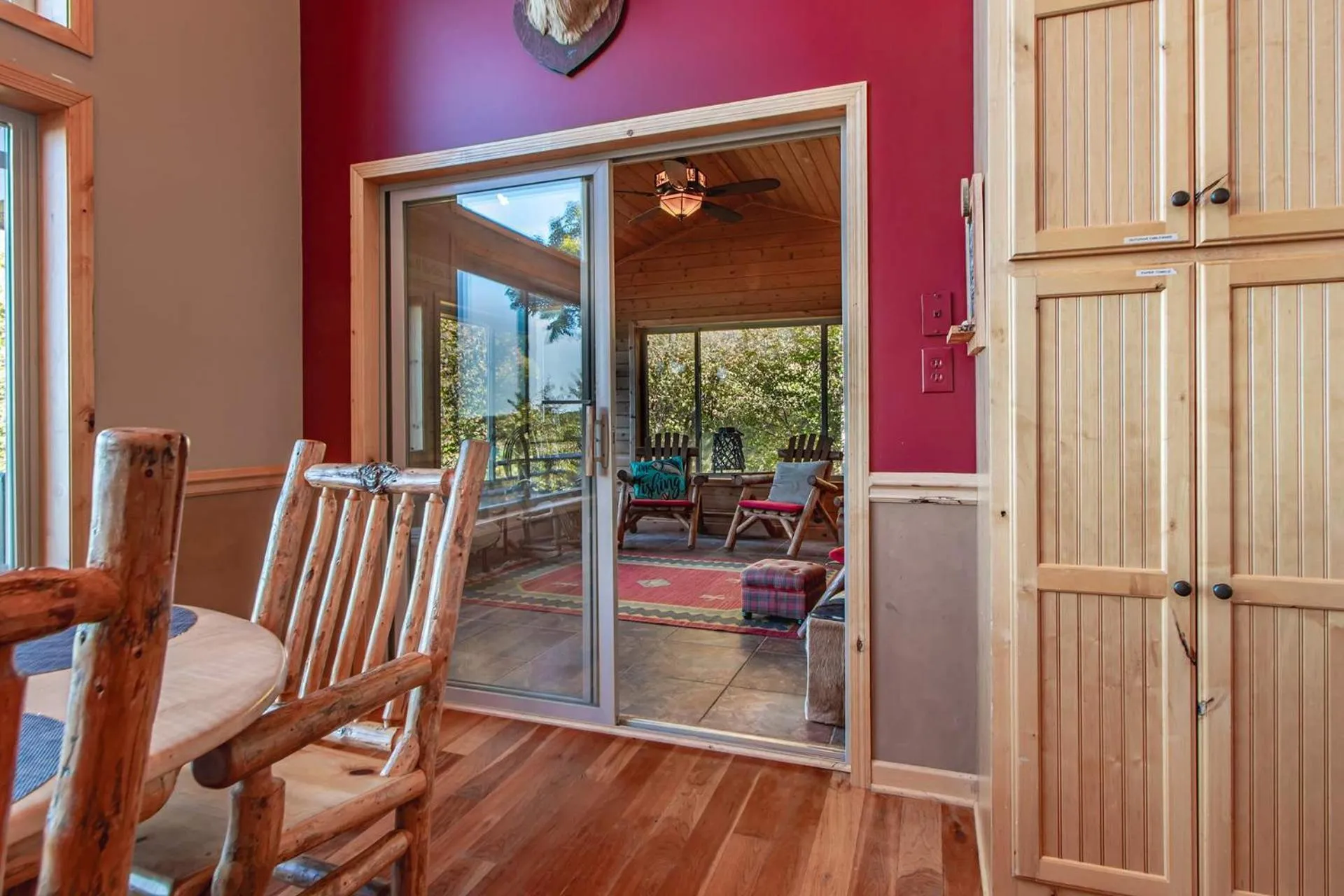 Spacious Leech Lake Home on 2 Private Acres, 200' of lake shore 15 Minutes to Walker with boat lift, dock, swimming, fire pit