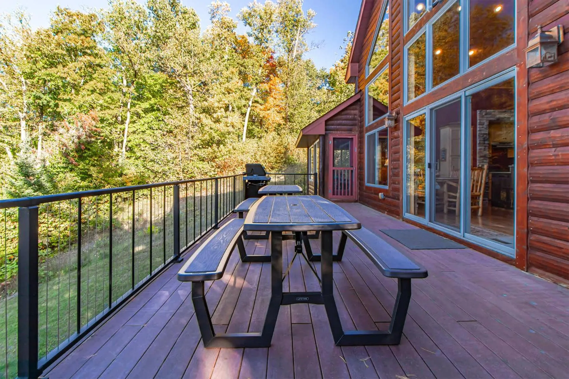 Spacious Leech Lake Home on 2 Private Acres, 200' of lake shore 15 Minutes to Walker with boat lift, dock, swimming, fire pit