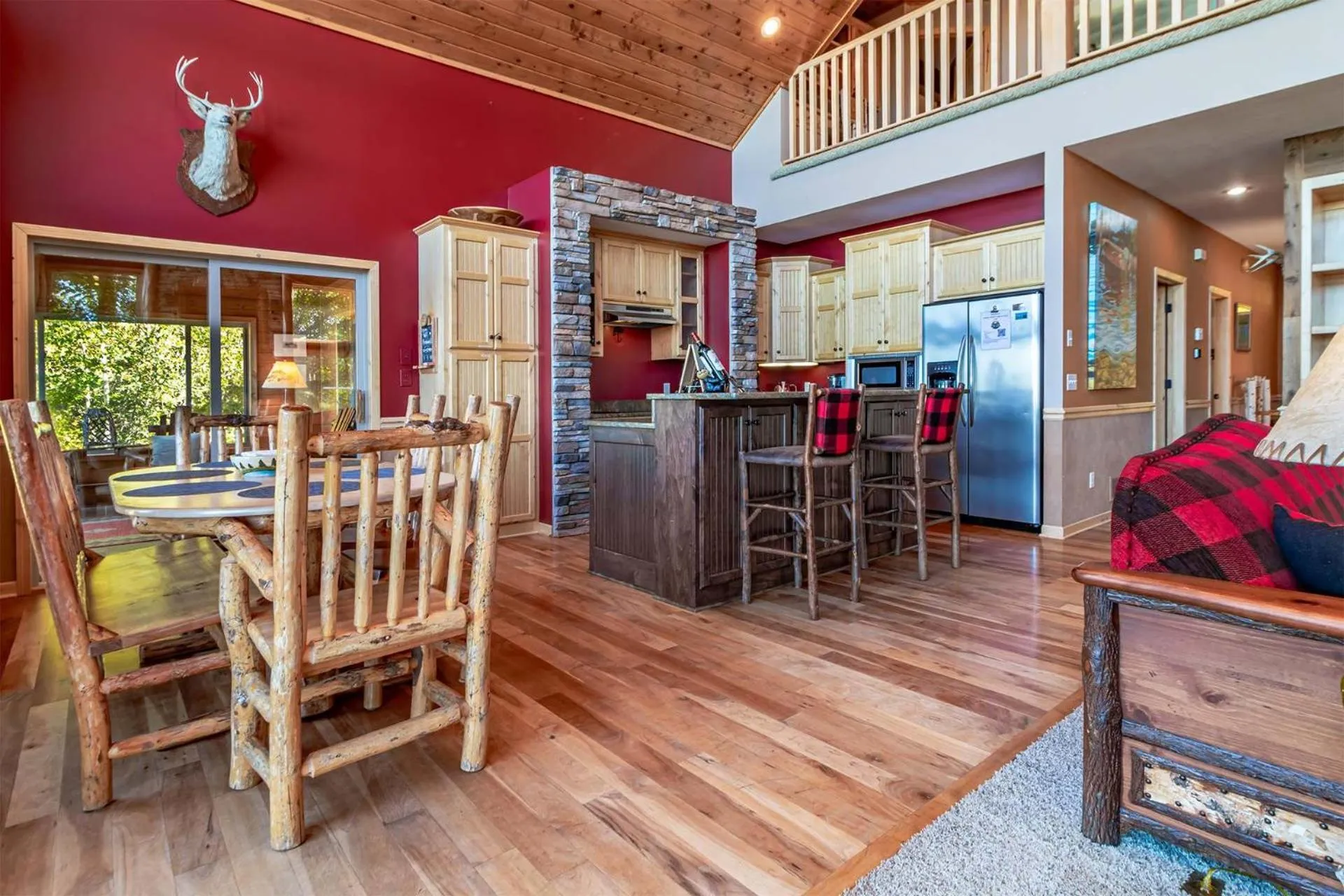 Spacious Leech Lake Home on 2 Private Acres, 200' of lake shore 15 Minutes to Walker with boat lift, dock, swimming, fire pit