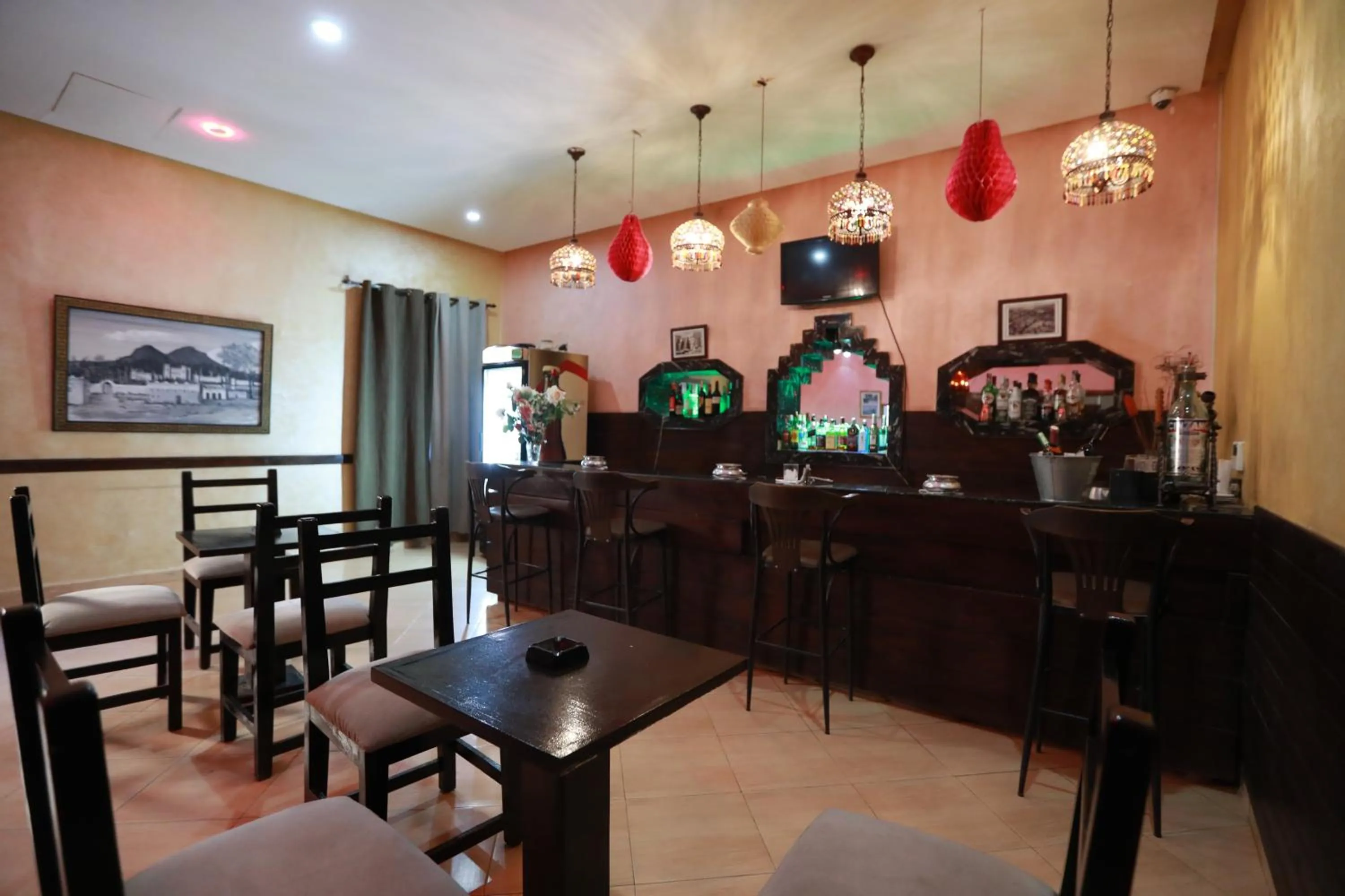 Lounge or bar in Kasbah Tizimi